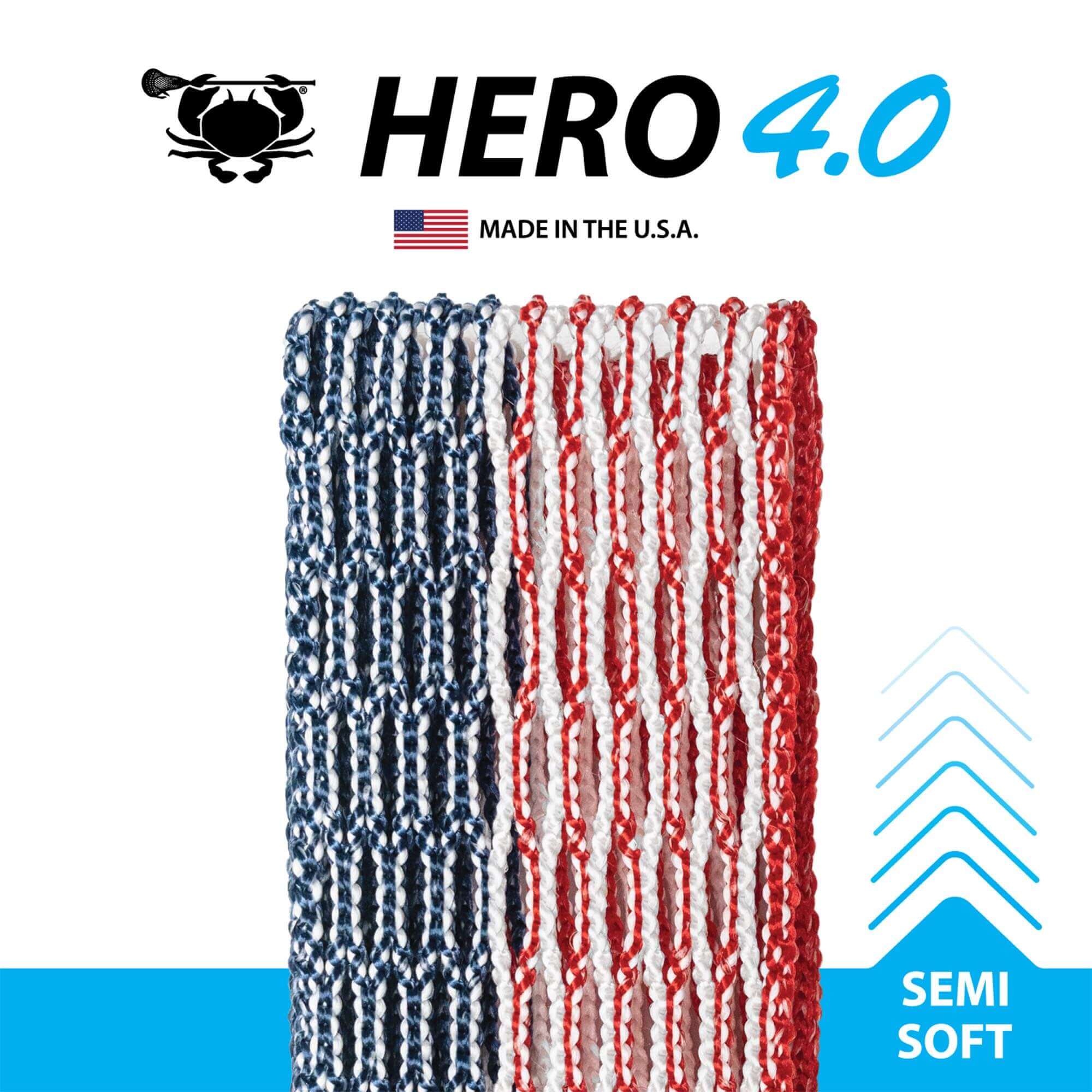ECD Hero 4.0 LE 2025 USA Lacrosse Mesh | Top String Lacrosse