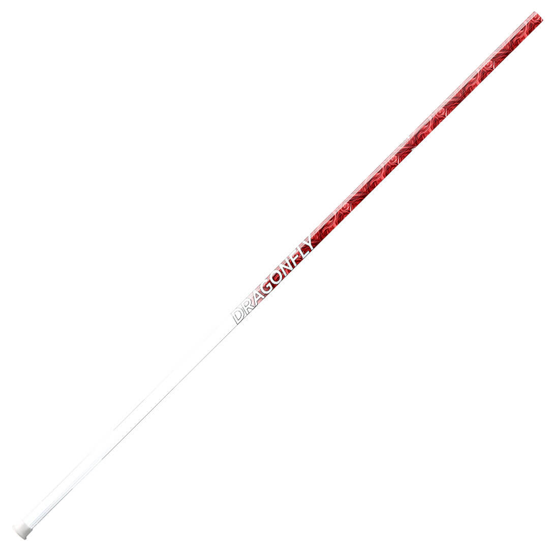 Epoch Dragonfly Pro III C60 IQ8 Drip Red Composite Defense Lacrosse Shaft - Top String Lacrosse