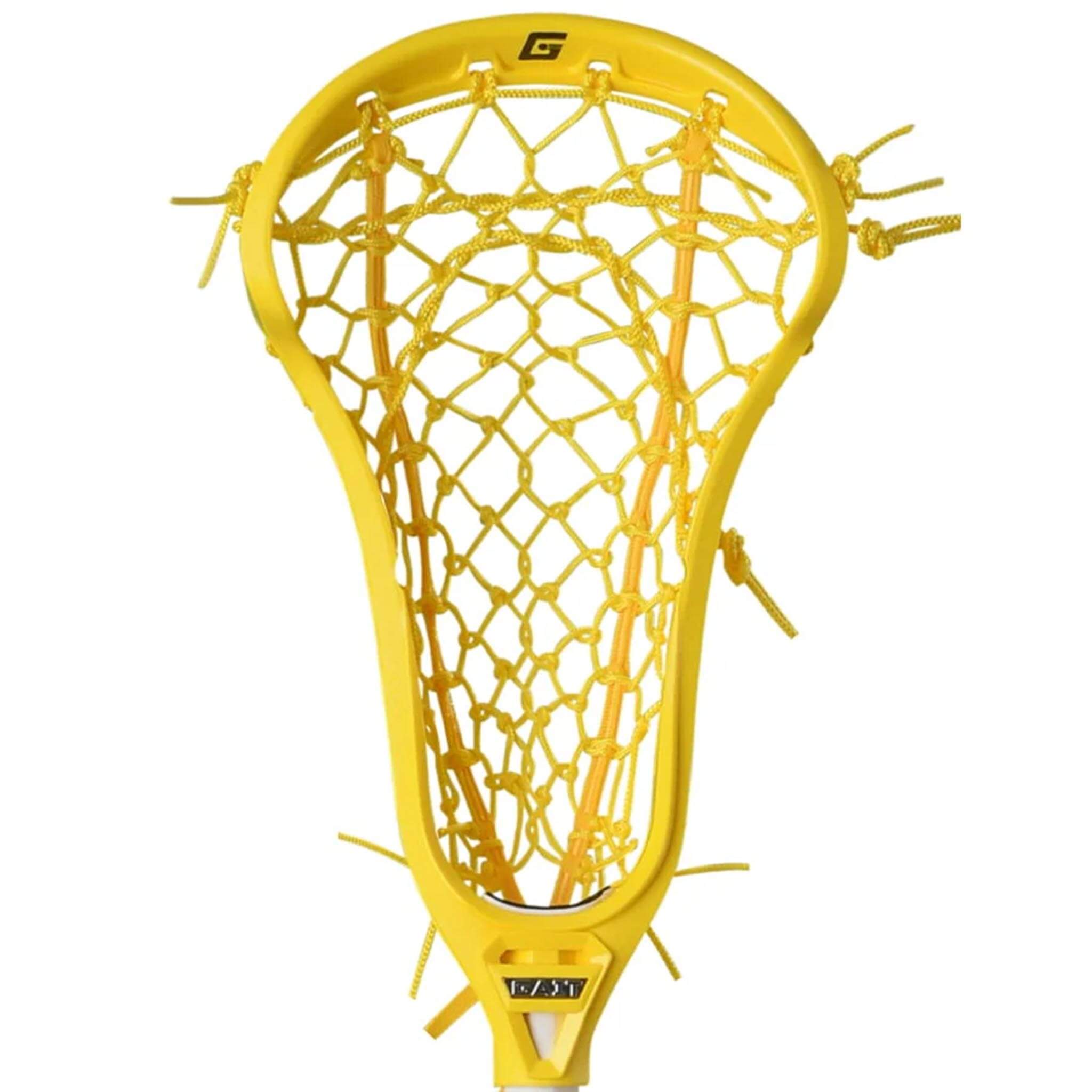 Gait Air 2 D Women's Lacrosse Head - Flex Mesh - Yellow | Top String Lacrosse