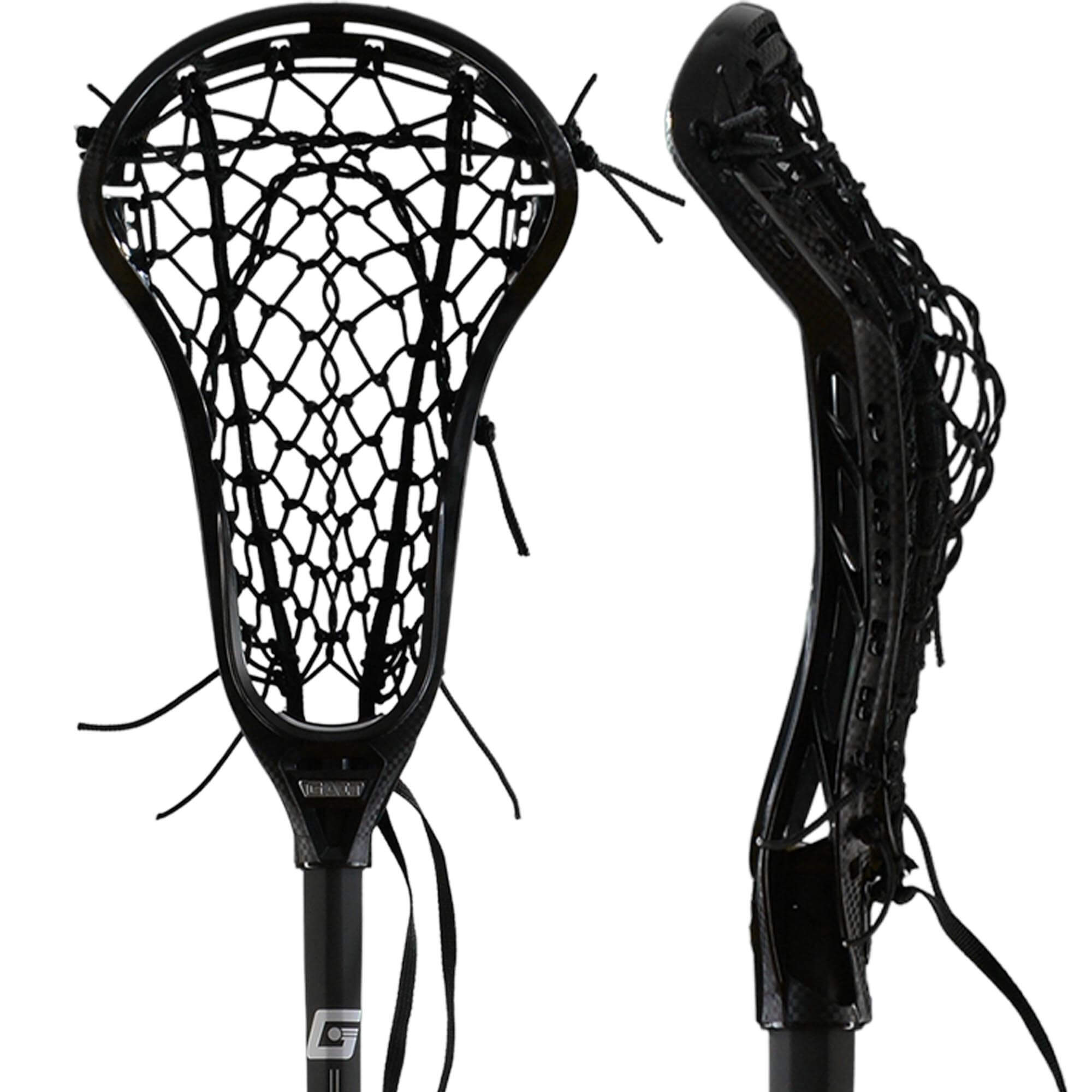 Gait Air 3 Flex Mesh Composite Complete Women's Lacrosse Stick - Black | Top String Lacrosse