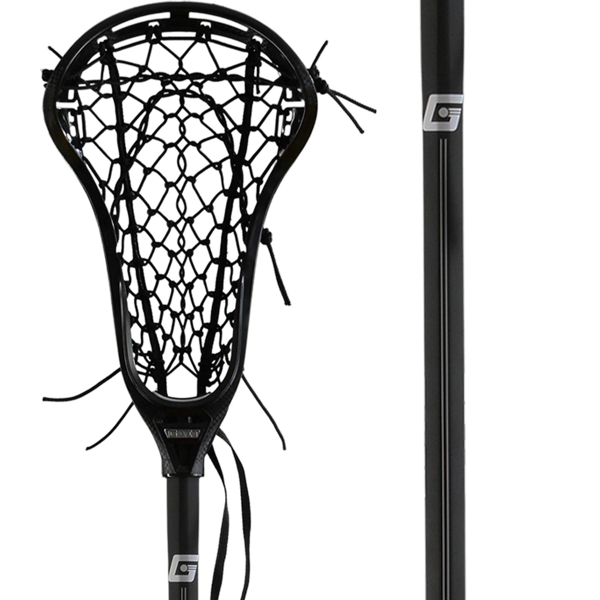Gait Air 3 Flex Mesh Composite Complete Women's Lacrosse Stick - Black | Top String Lacrosse