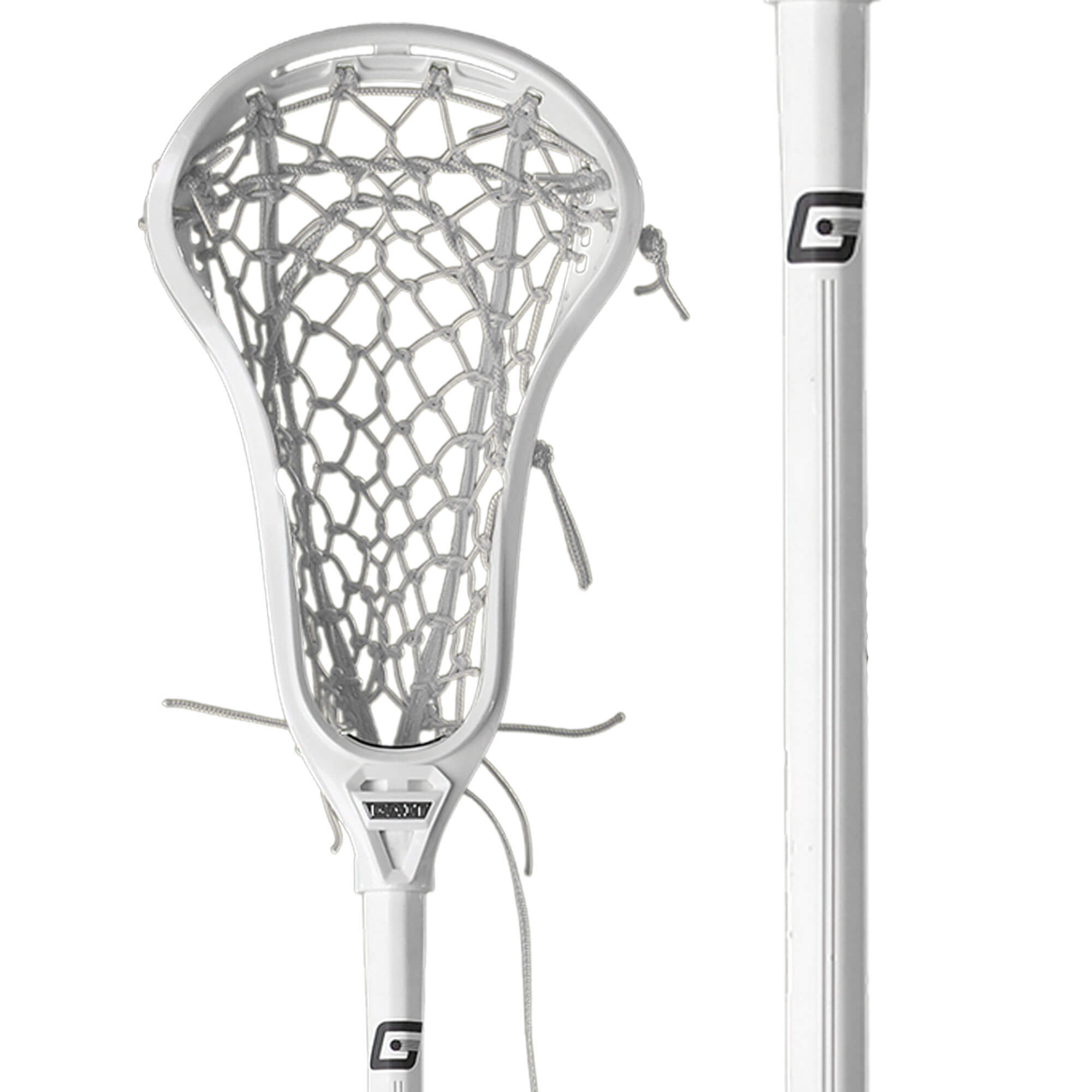 Gait Air 3 Flex Mesh Composite Complete Women's Lacrosse Stick - White | Top String Lacrosse
