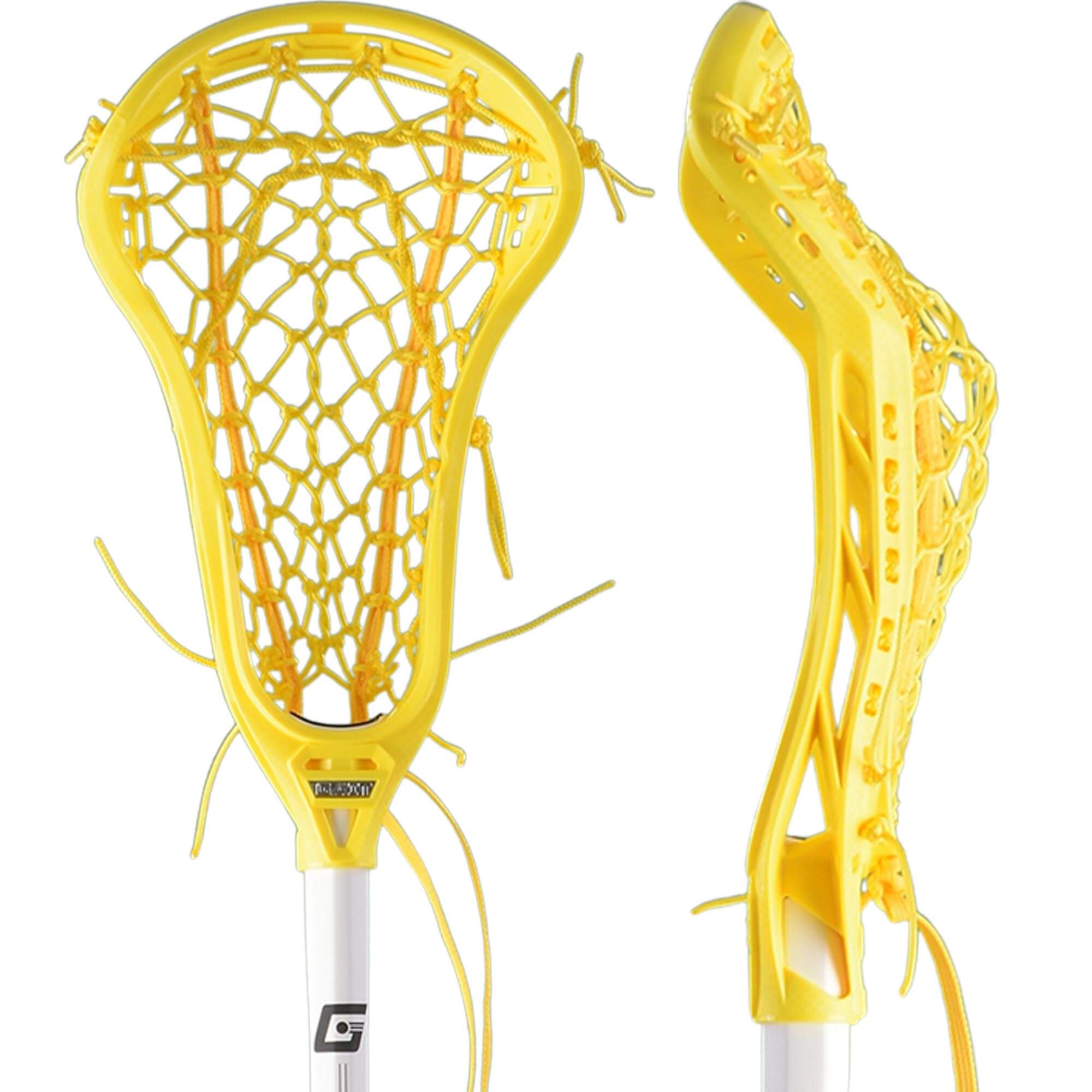 Gait Air 3 Flex Mesh Composite Complete Women's Lacrosse Stick - Yellow | Top String Lacrosse