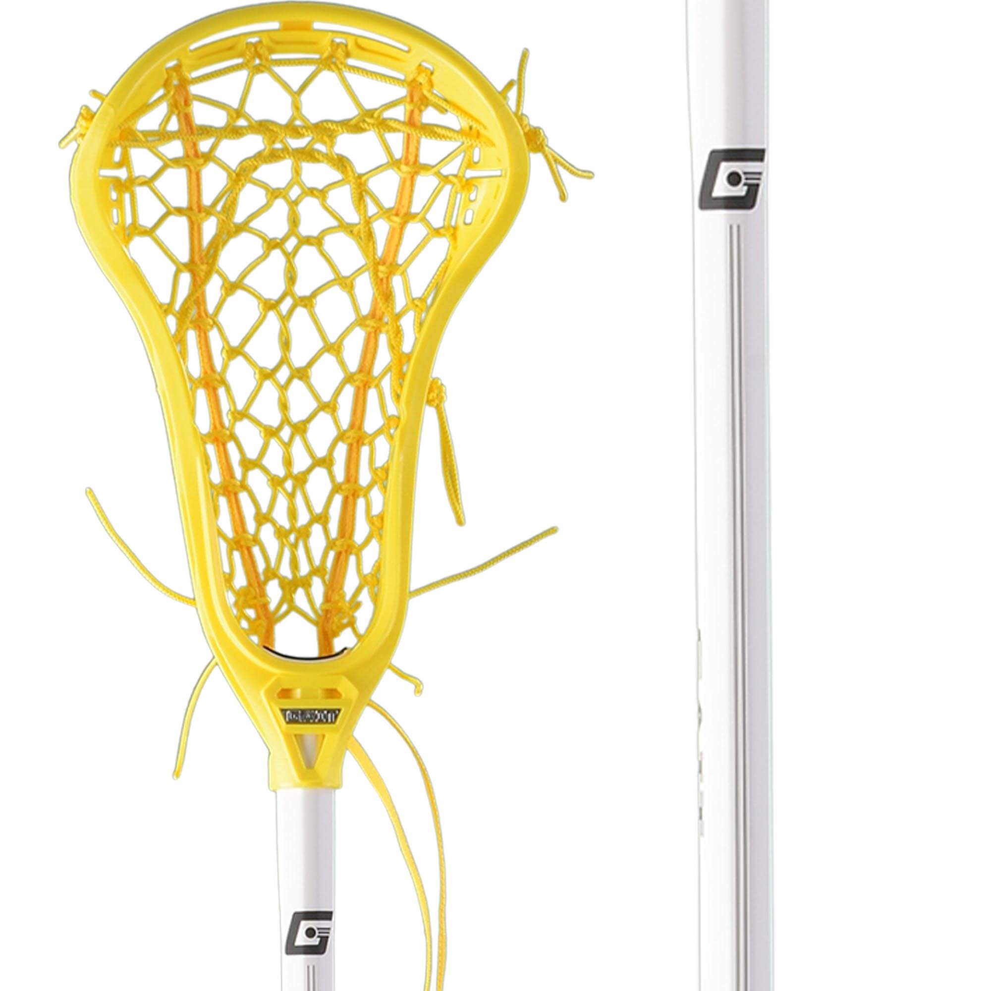 Gait Air 3 Flex Mesh Composite Complete Women's Lacrosse Stick - Yellow | Top String Lacrosse