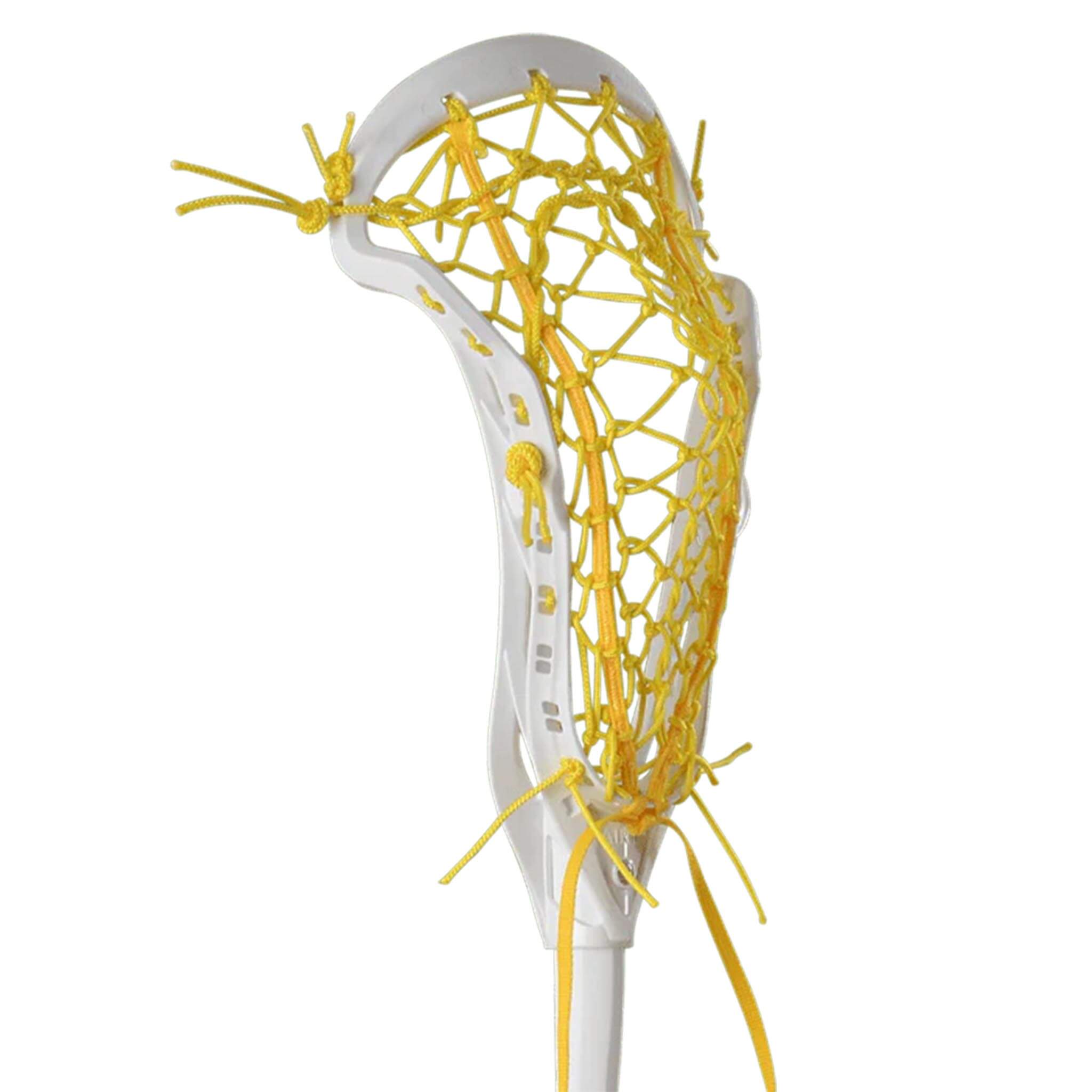 Gait Air 2 D Flex Mesh Composite Complete Stick - White and Yellow | Top String Lacrosse
