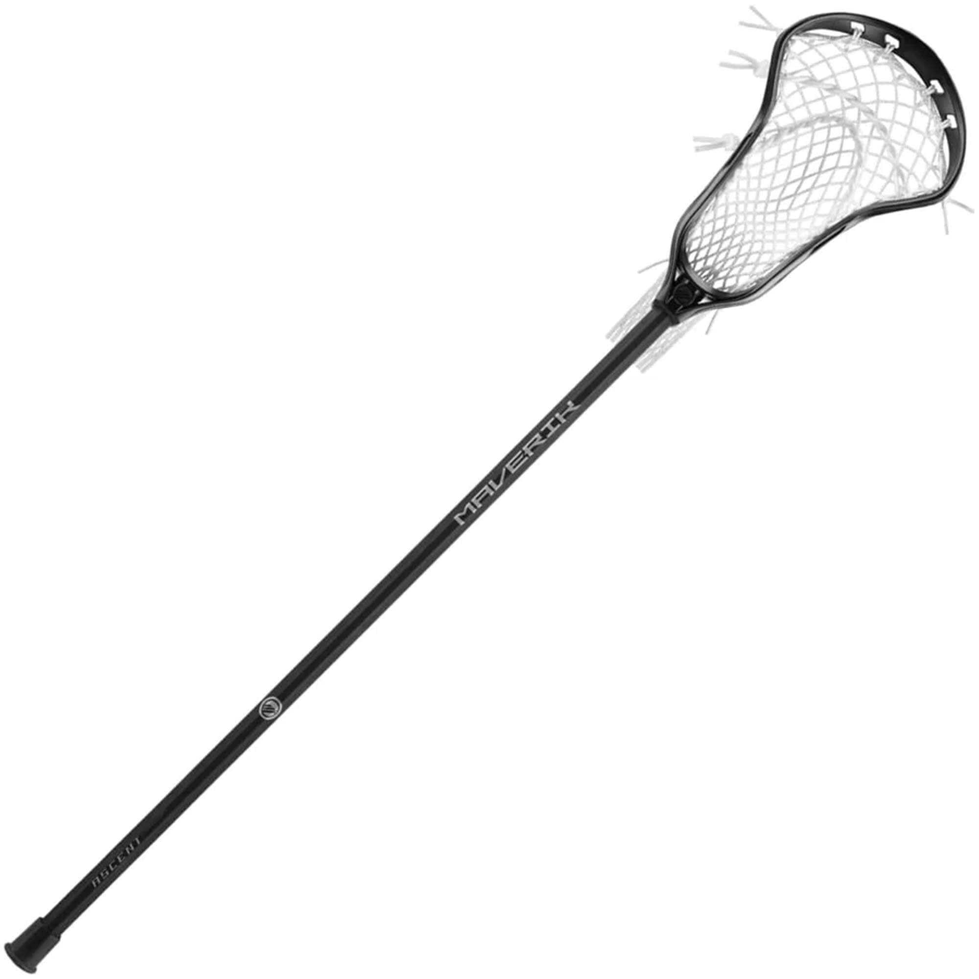 Maverik Ascent Carbon Women's Complete Lacrosse Stick - Black | Top String Lacrosse