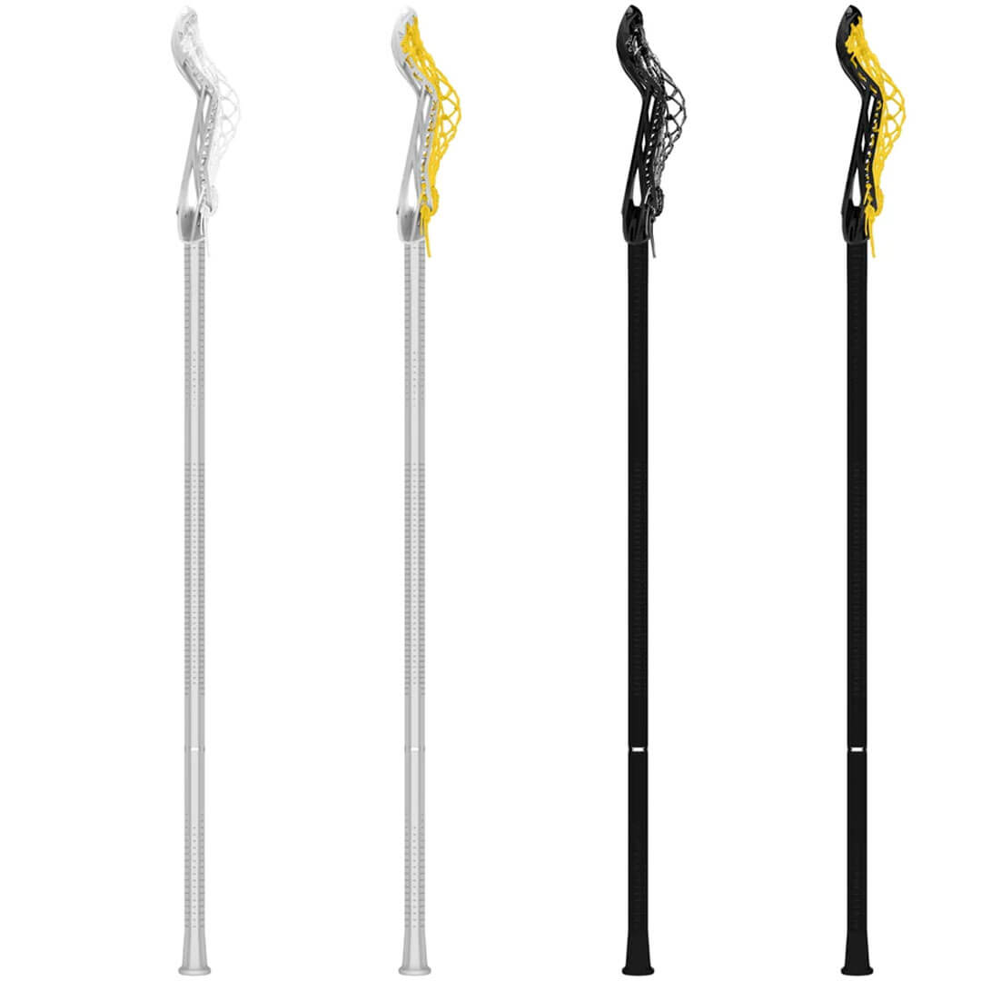 Maverik Ascent Pro HEX Pocket Composite Complete Women's Lacrosse Stick - Top String Lacrosse