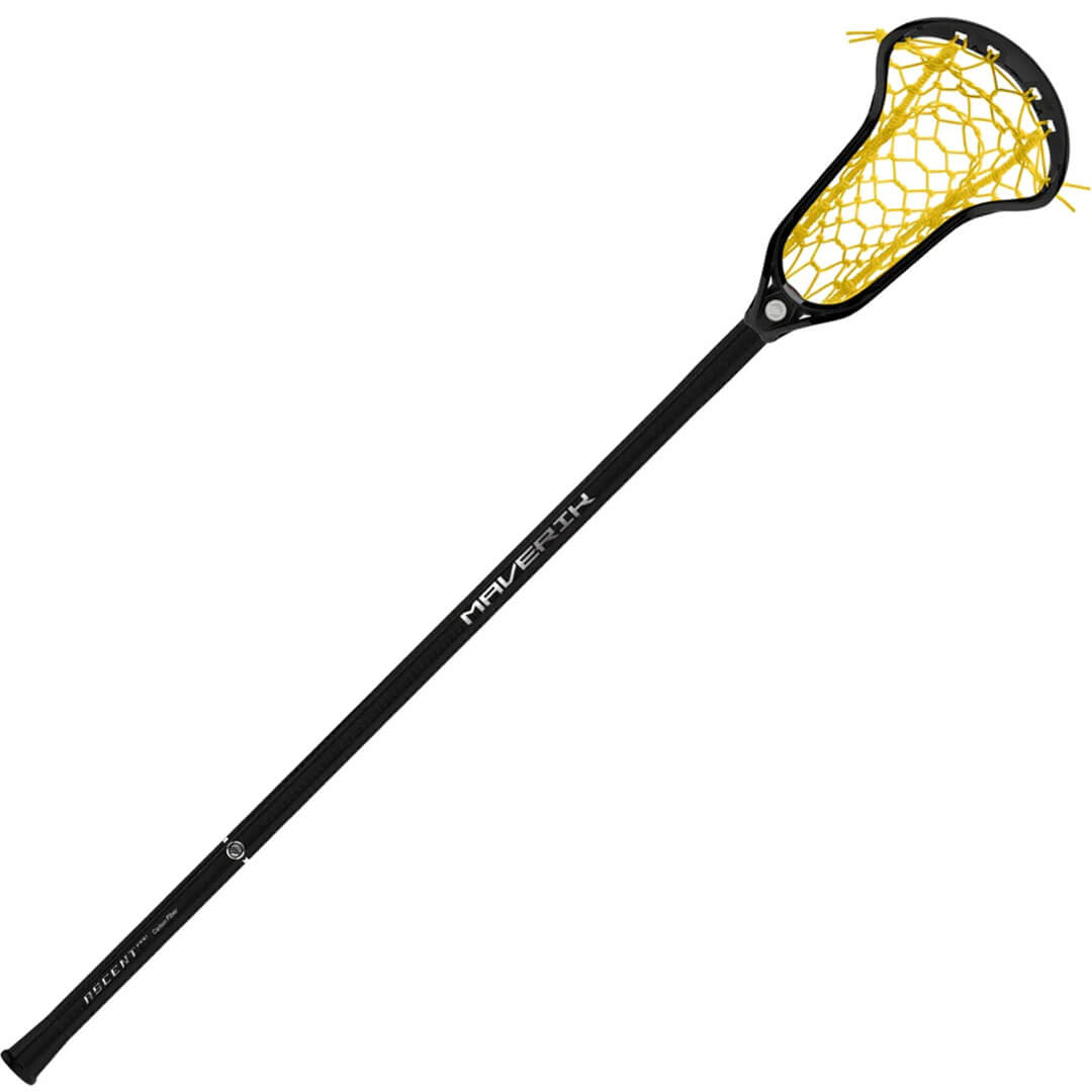 Maverik Ascent Pro HEX Pocket Composite Complete Women's Lacrosse Stick - Top String Lacrosse