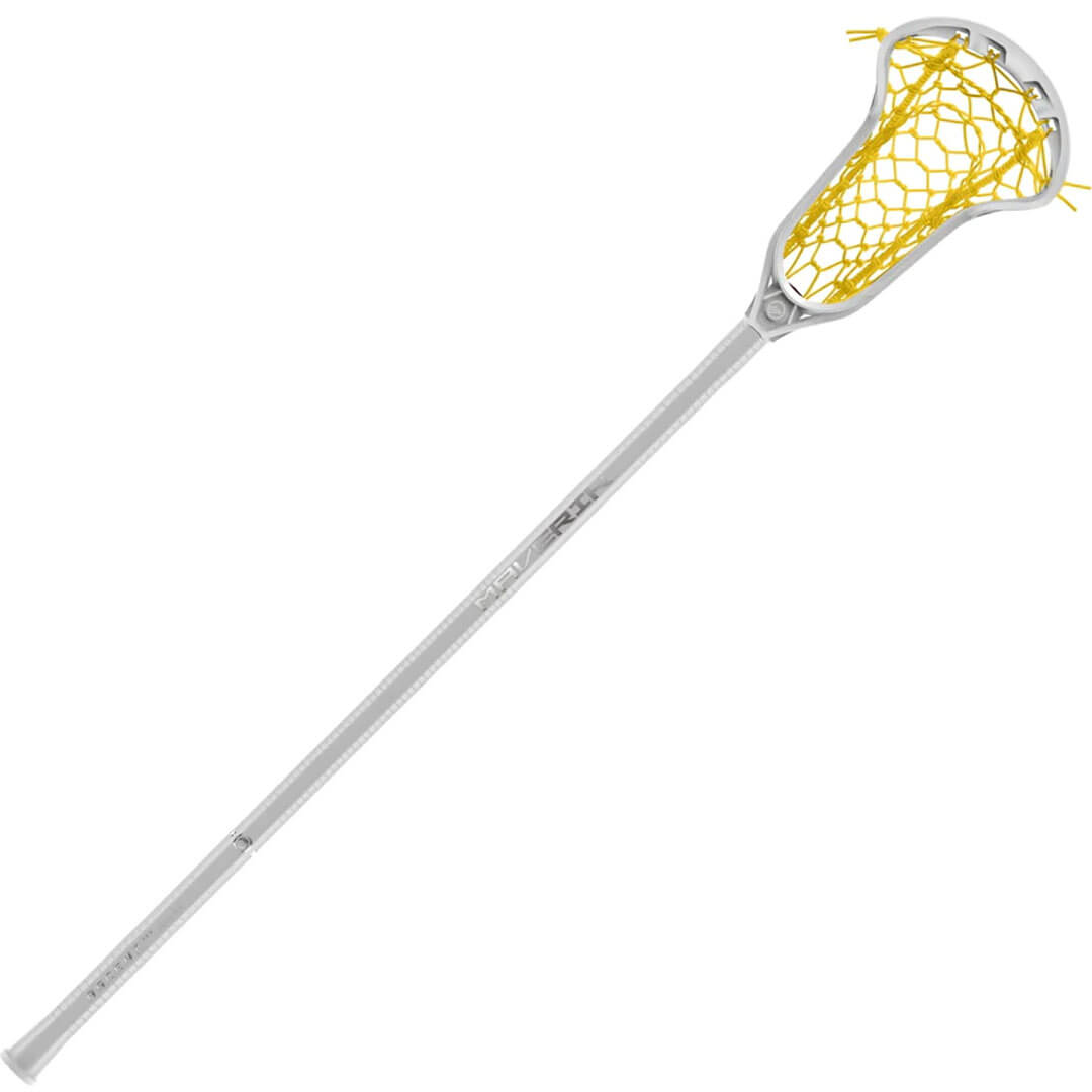 Maverik Ascent Pro HEX Pocket Composite Complete Women's Lacrosse Stick - Top String Lacrosse