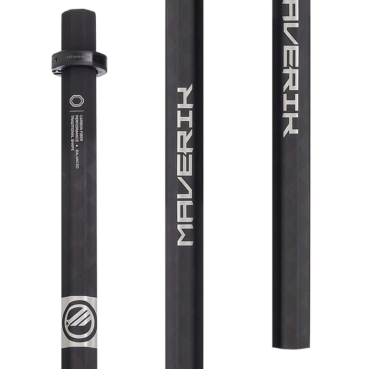 Maverik FLT 165 Attack Lacrosse Shaft - Black | Top String Lacrosse