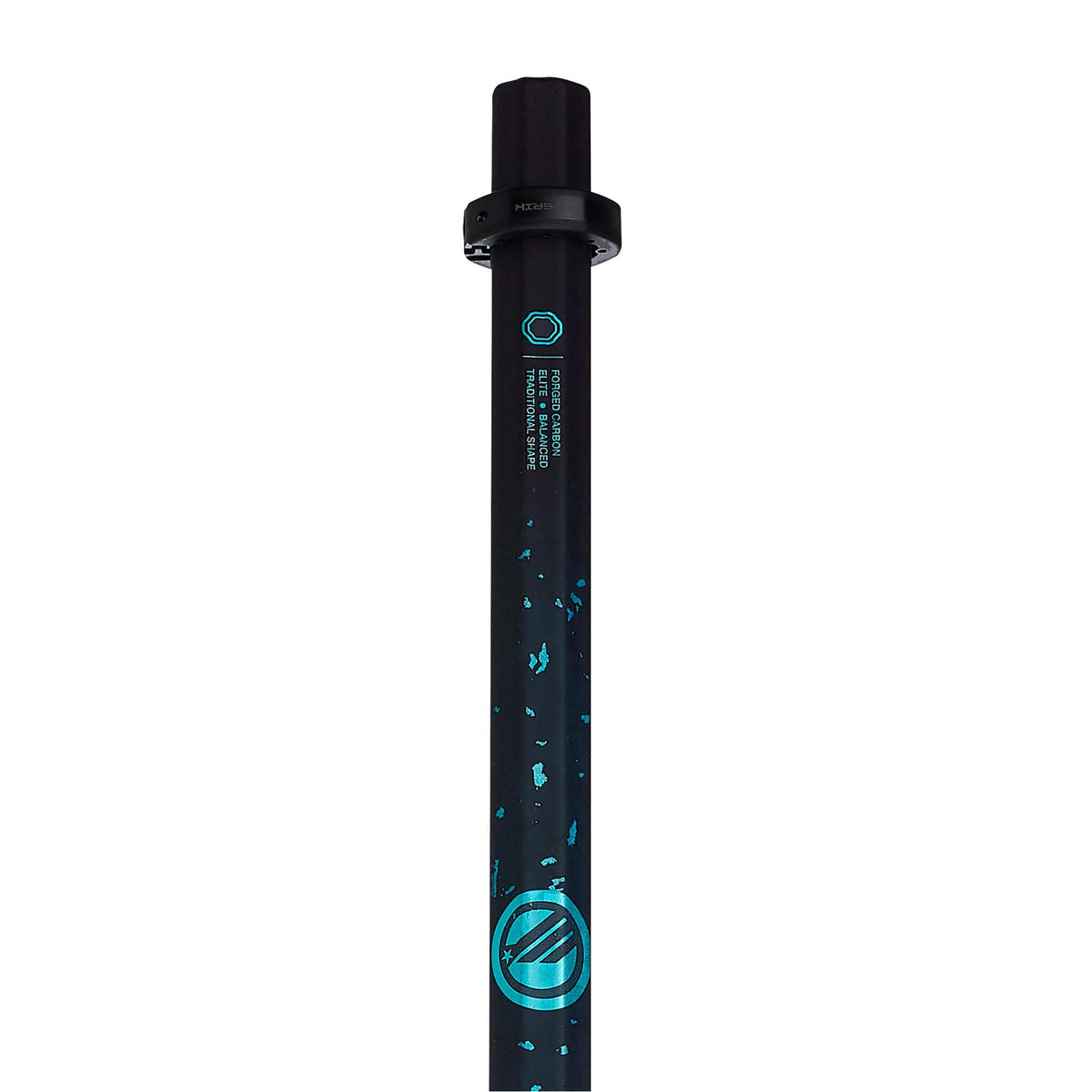 Maverik Flylite 150 LE Neon Blue Splatter Attack Lacrosse Shaft | Top String Lacrosse