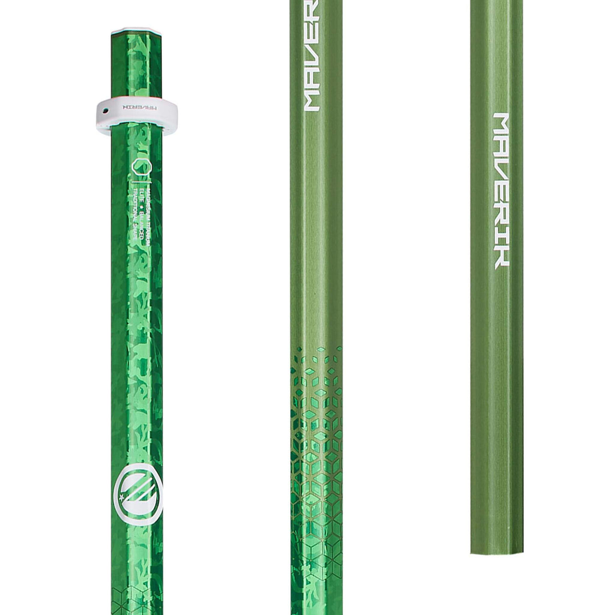 Maverik Mag-Ti 165 LE Green Attack Lacrosse Shaft | Top String Lacrosse