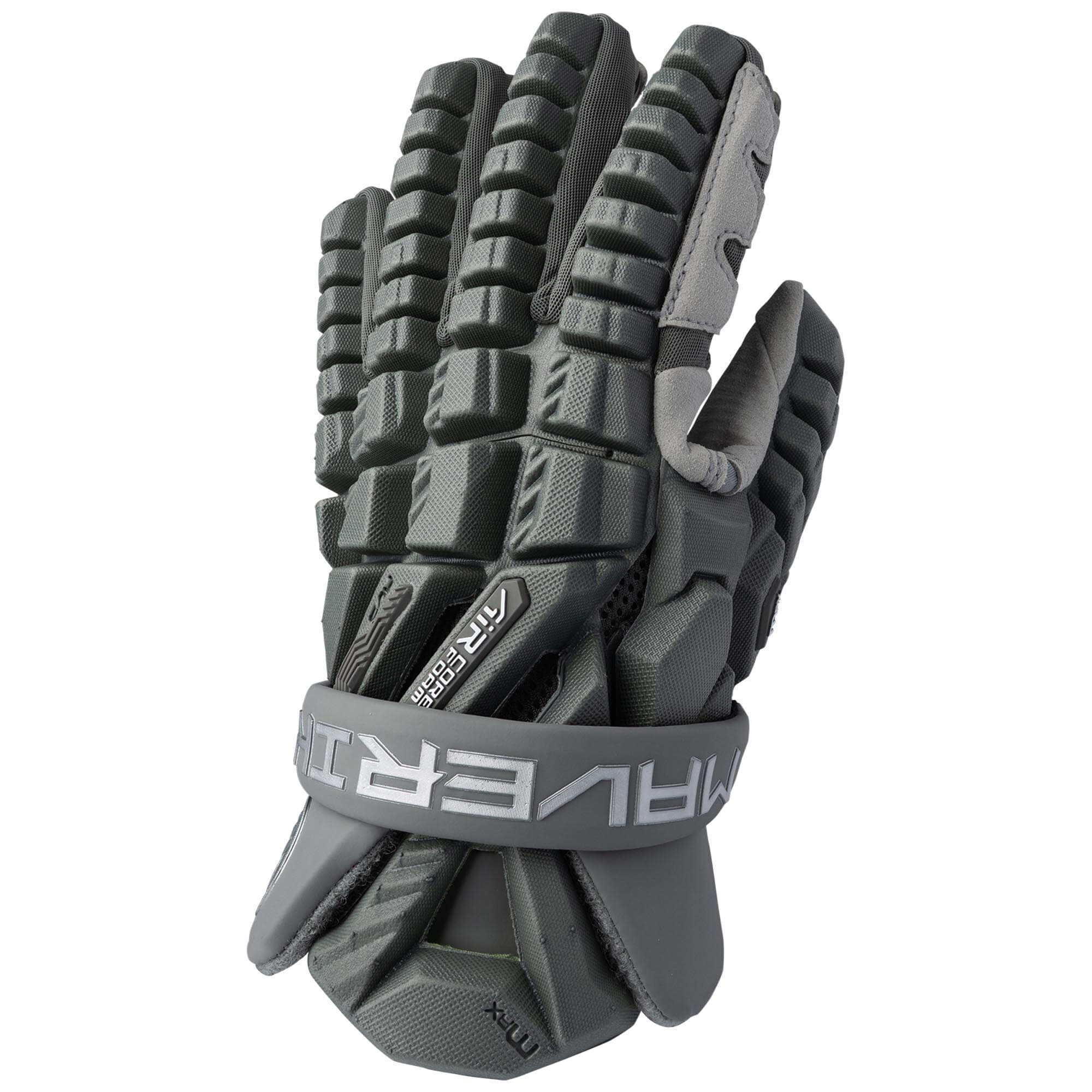 Maverik Max Lacrosse Gloves - Grey | Top String Lacrosse