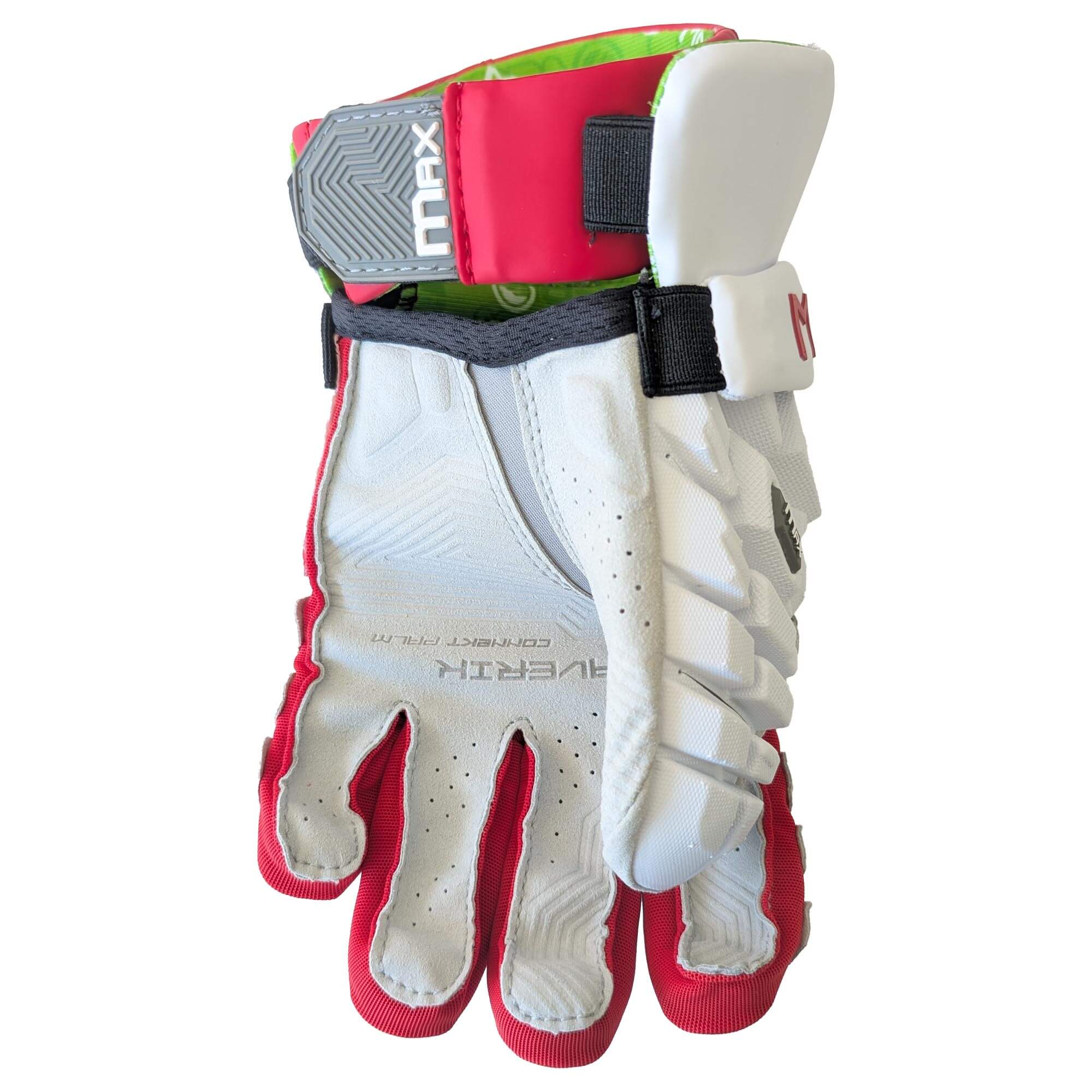 Maverik Max Lacrosse Gloves Red | Top String Lacrosse