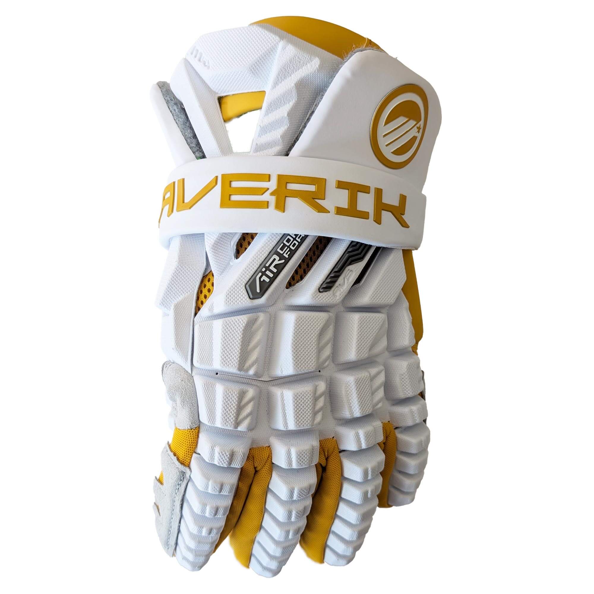 Maverik Max Lacrosse Gloves Athletic Gold Yellow | Top String Lacrosse