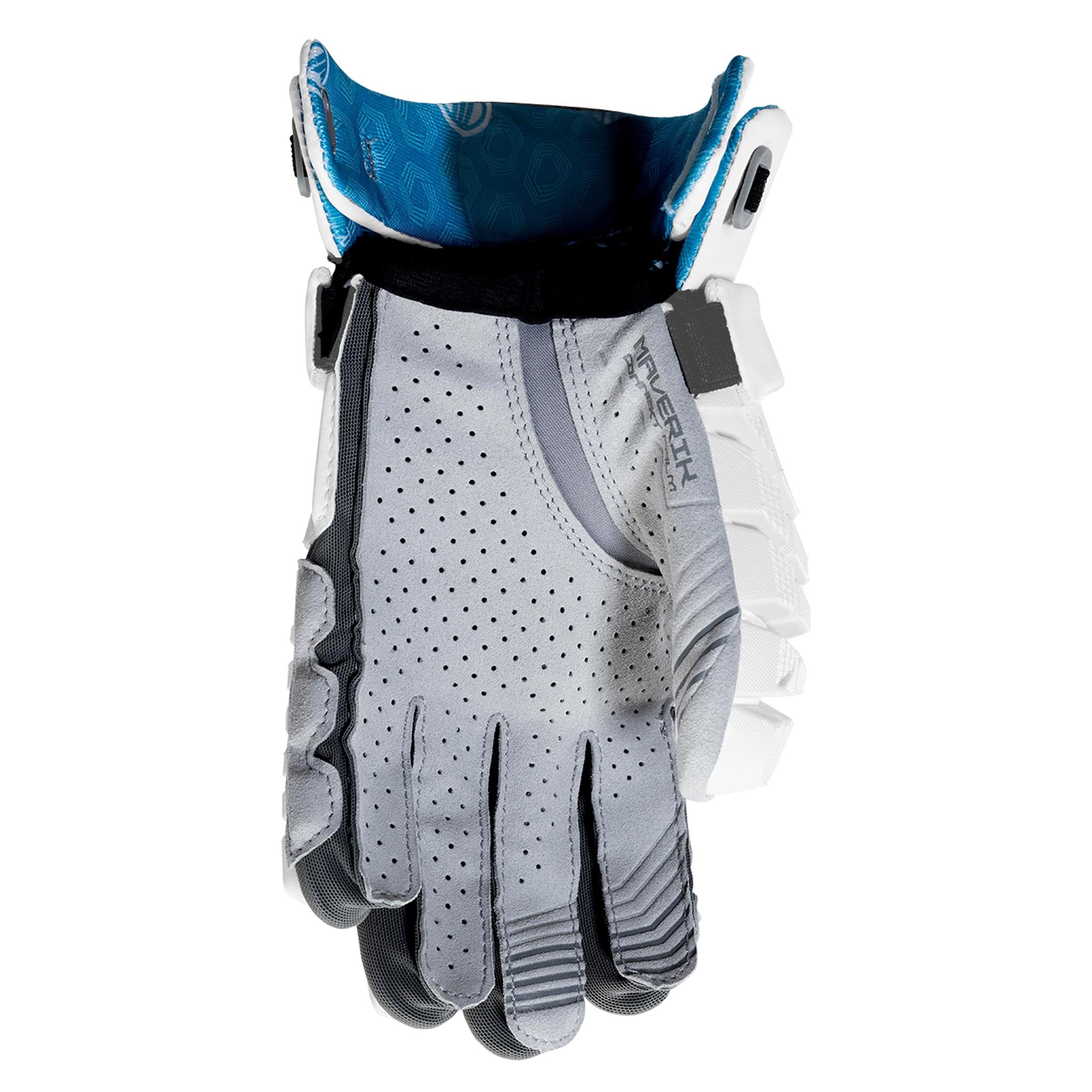 Maverik Shift Lacrosse Gloves White Palm | Top String Lacrosse