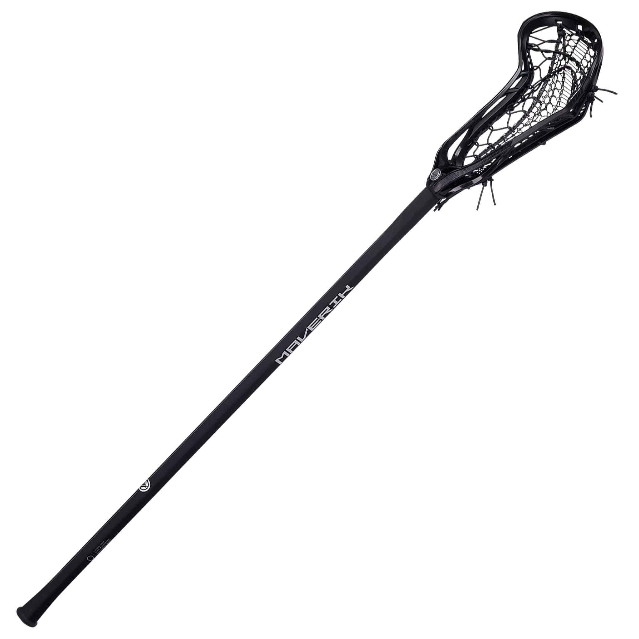 Maverik Sonar Airwire Pocket Composite Complete Women's Lacrosse Stick - Black | Top String Lacrosse