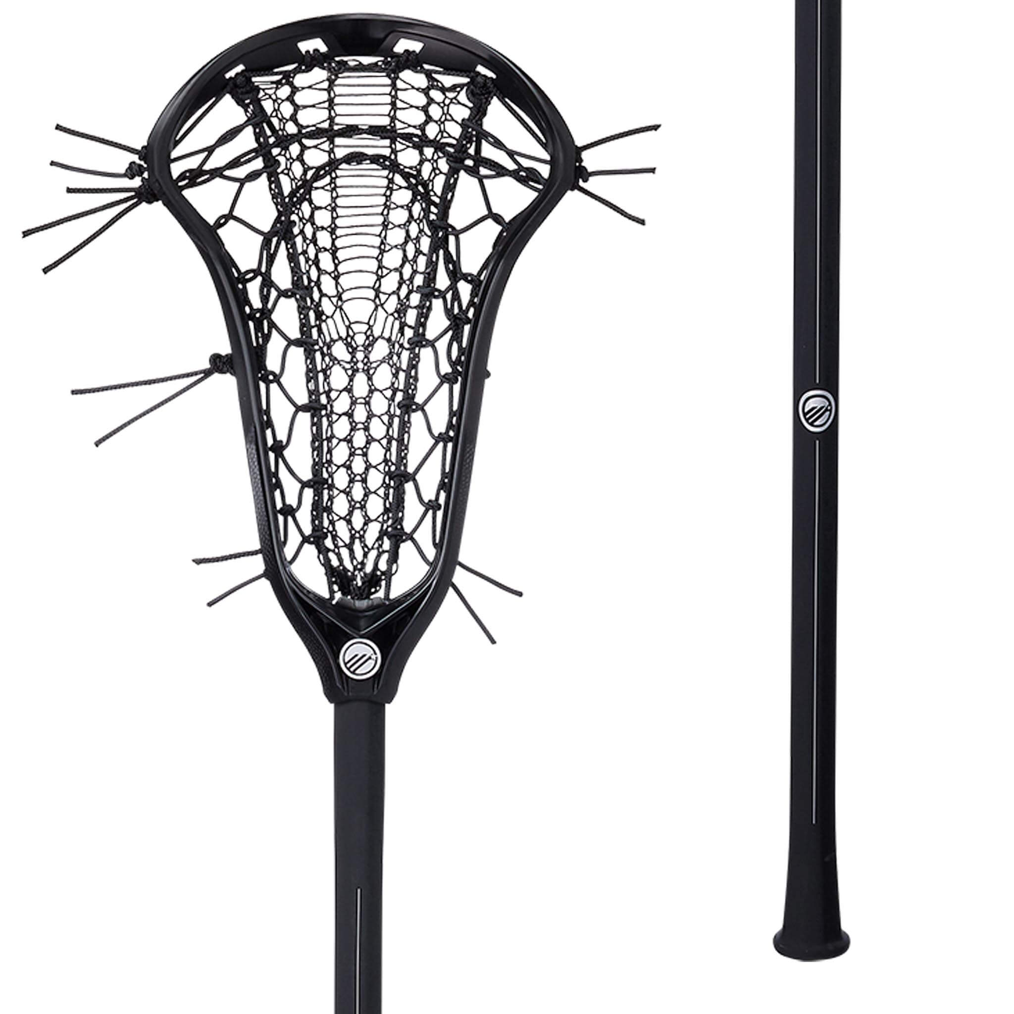 Maverik Sonar Airwire Pocket Composite Complete Women's Lacrosse Stick - Black | Top String Lacrosse
