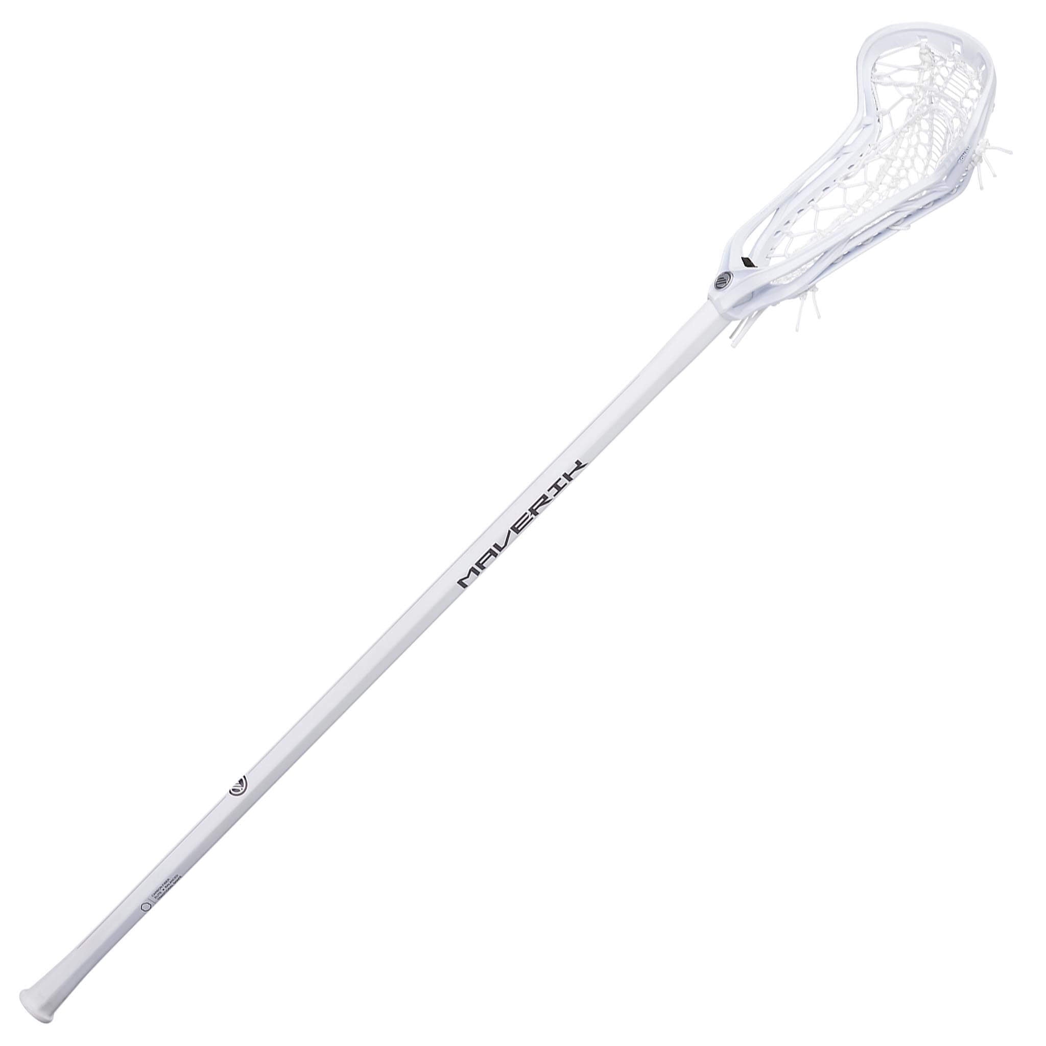 Maverik Sonar Airwire Pocket Composite Complete Women's Lacrosse Stick - White | Top String Lacrosse