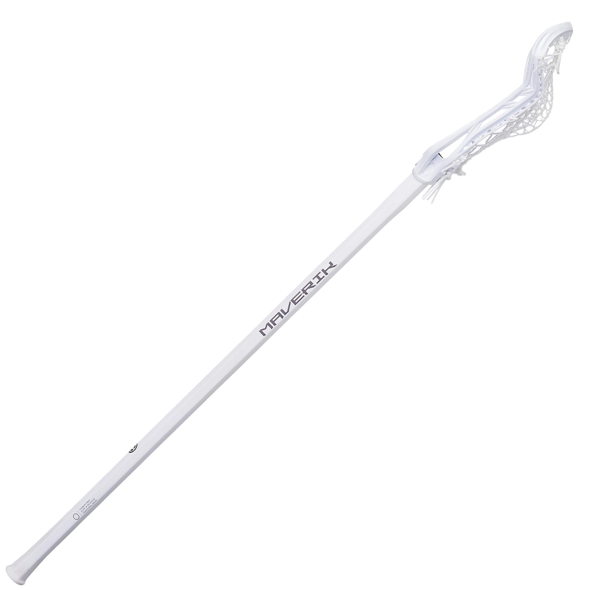 Maverik Sonar Airwire Pocket Composite Complete Women's Lacrosse Stick - White | Top String Lacrosse