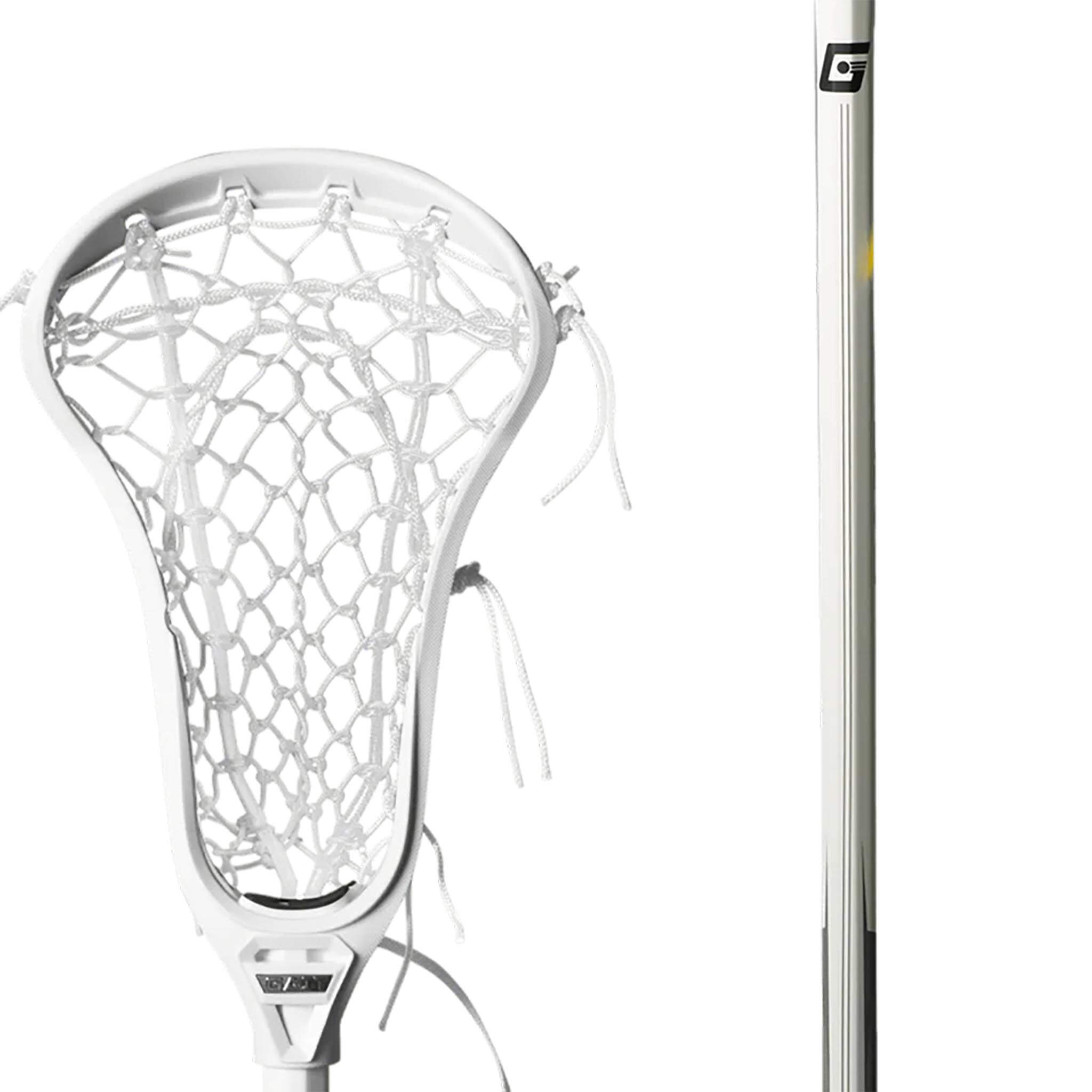 Gait Air 2 Flex Mesh Composite Complete Women's Lacrosse Stick - White | Top String Lacrosse