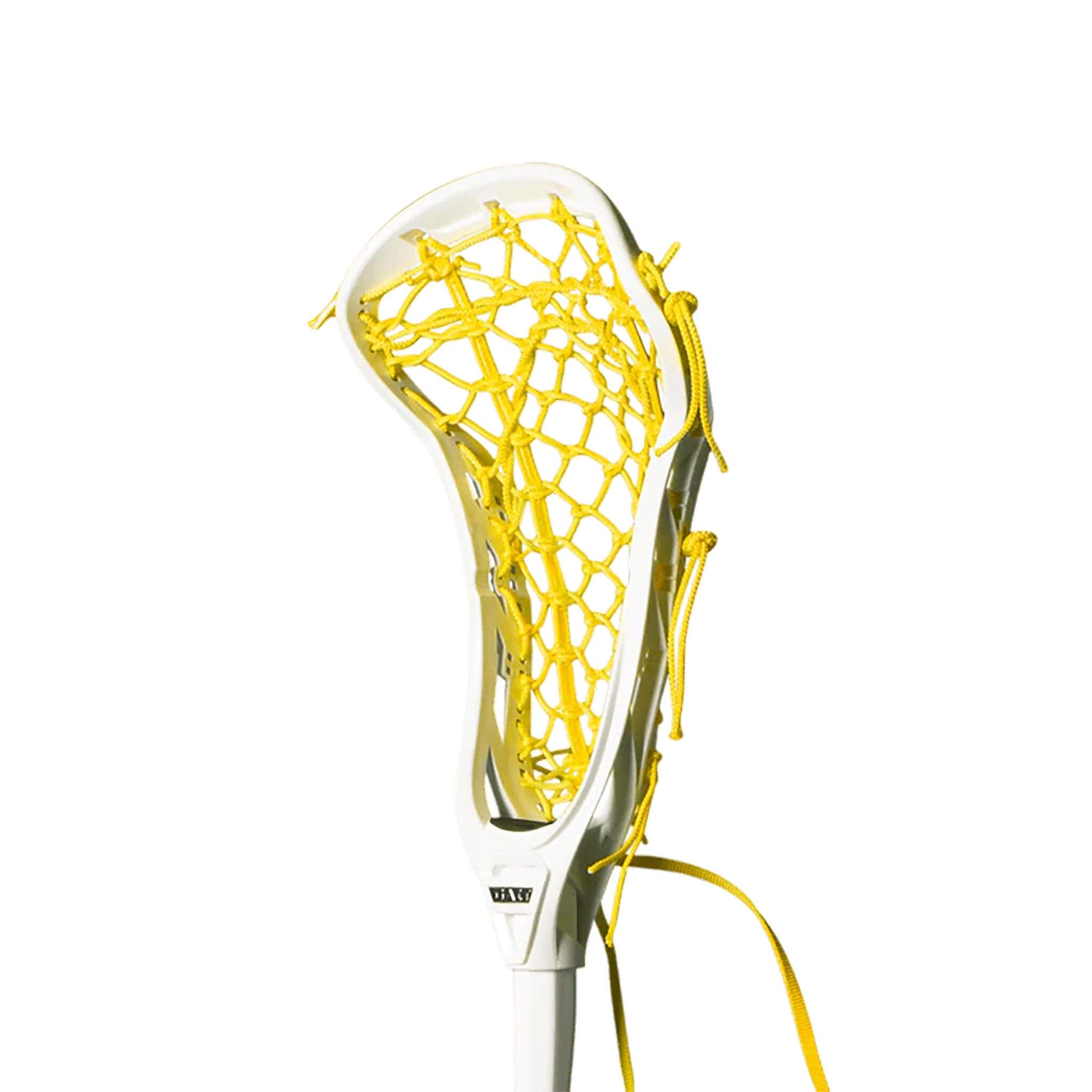 Gait Air 2 Flex Mesh Composite Complete Women's Lacrosse Stick - White and Yellow | Top String Lacrosse