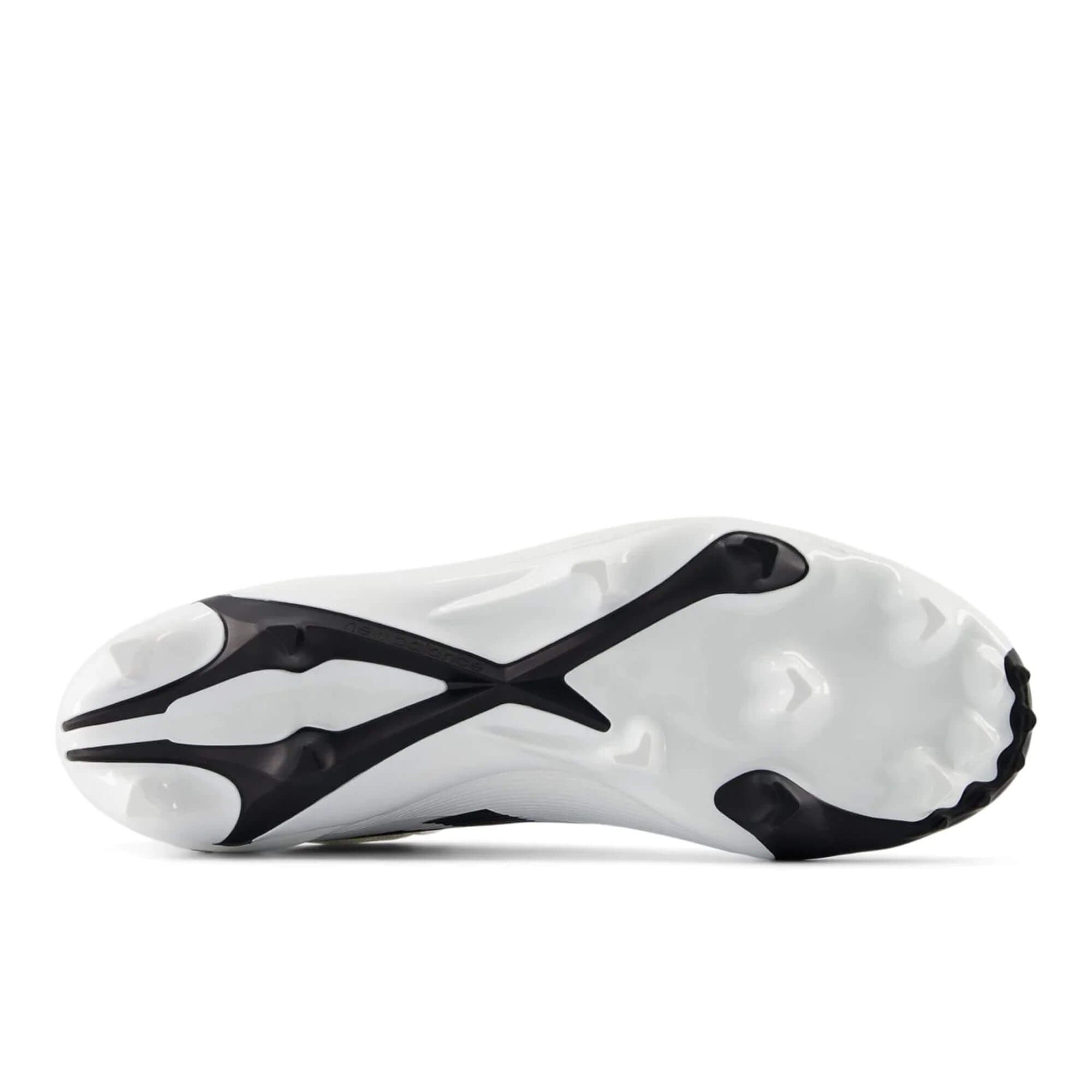 New Balance Burn X5 White Lacrosse Cleats | Top String Lacrosse