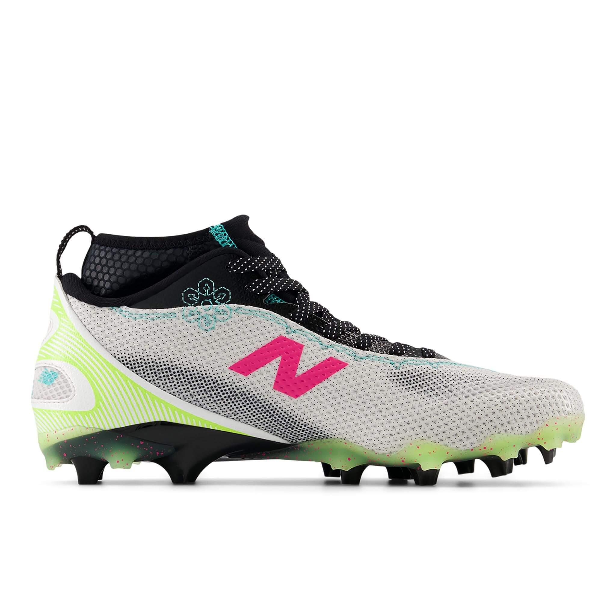 New Balance Freeze 5 Lacrosse Cleats - Limited Edition White/Neon | Top String Lacrosse