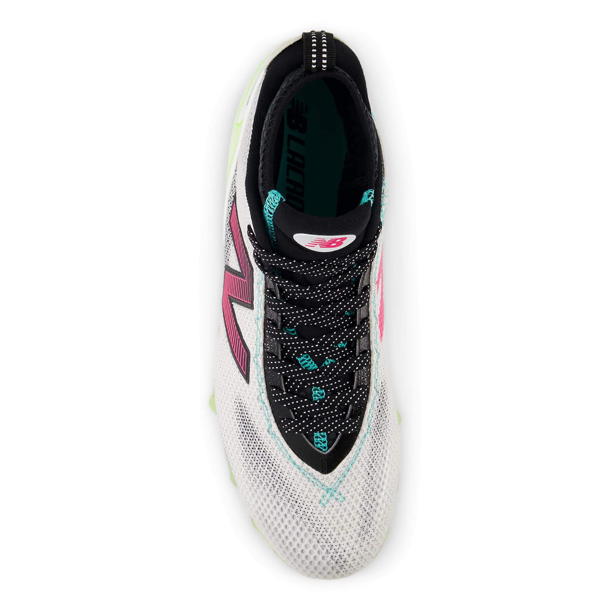 New Balance Freeze 5 Lacrosse Cleats - Limited Edition White/Neon | Top String Lacrosse