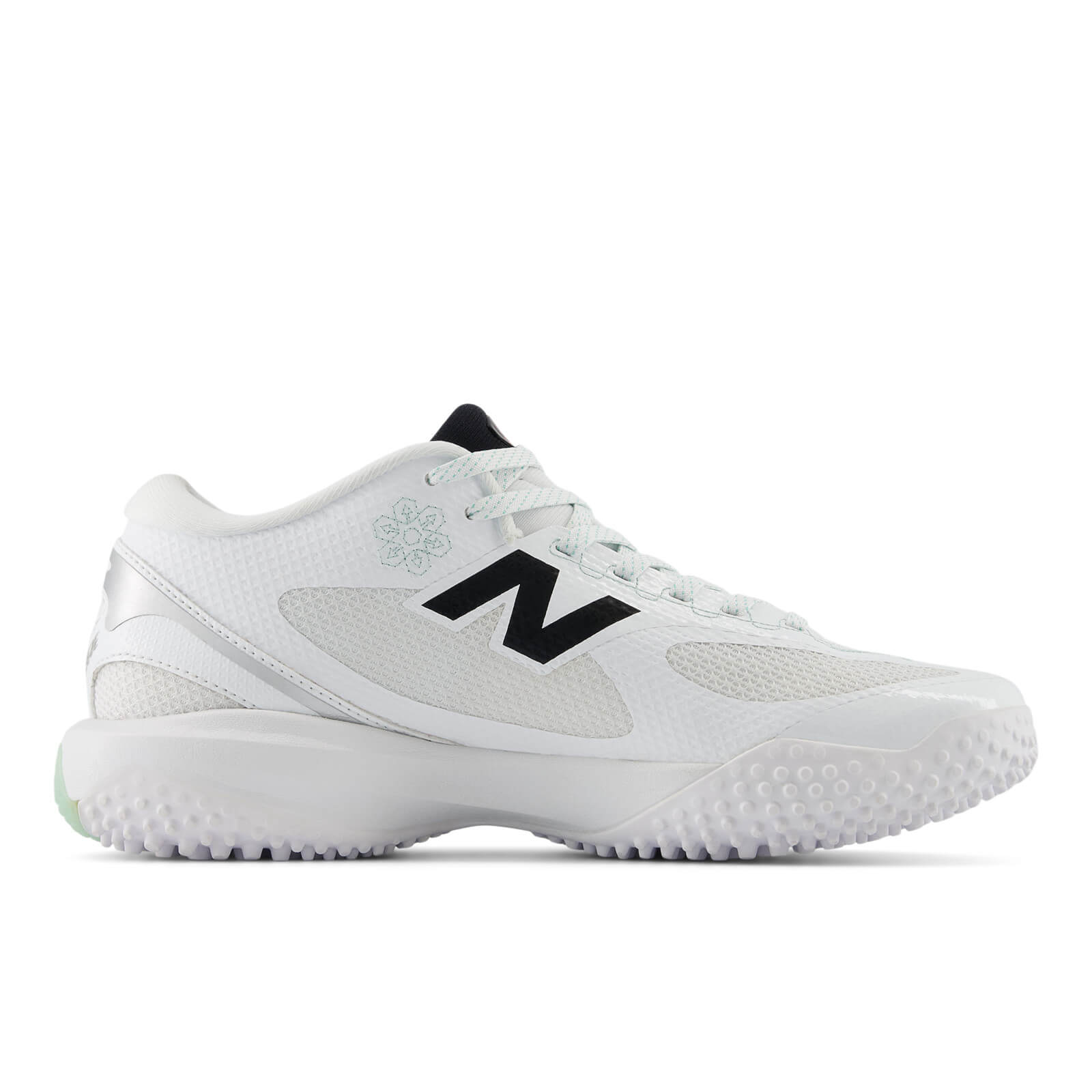 New Balance Freeze 5 Turf Lacrosse Cleats - White | Top String Lacrosse