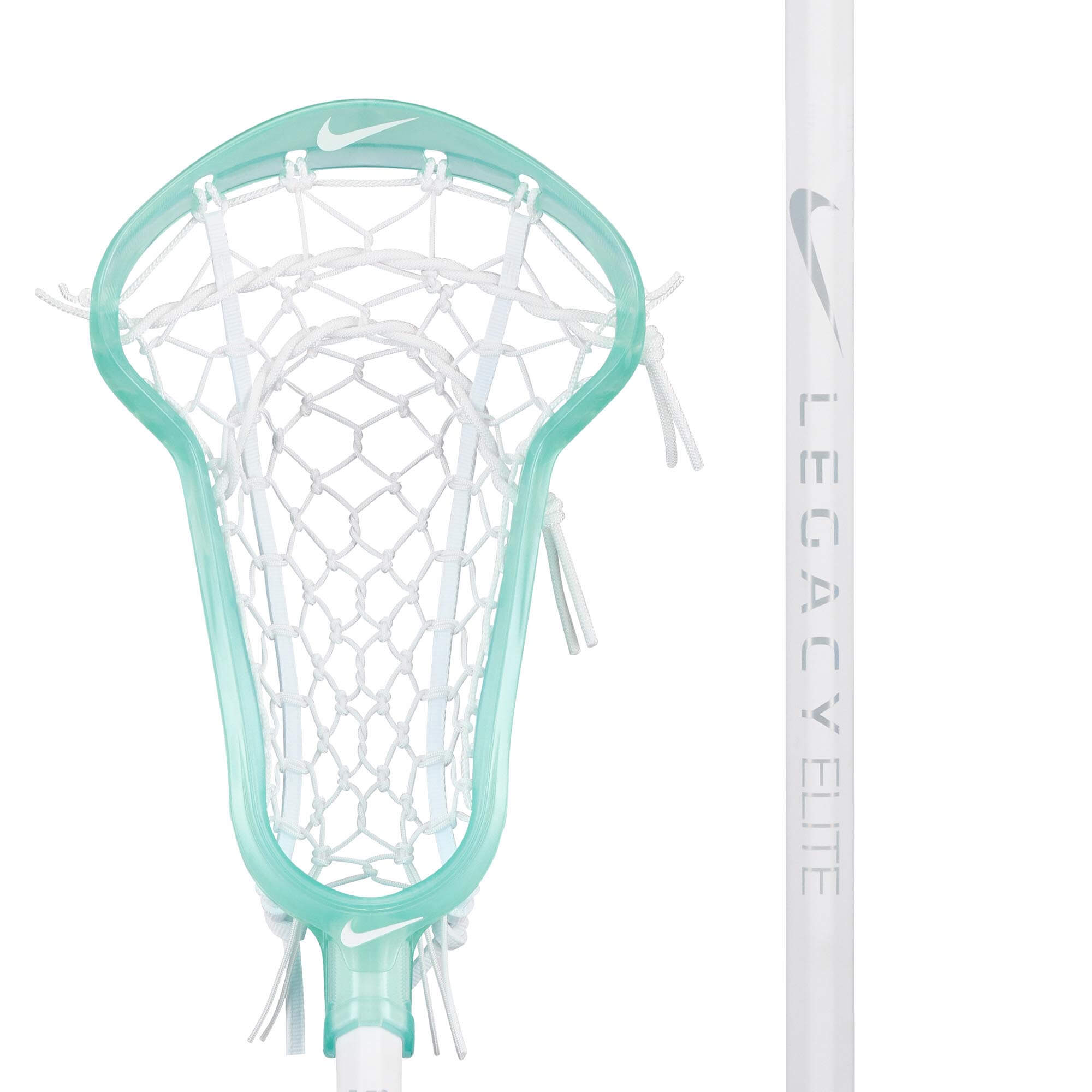 Nike Legacy Elite Mystic Teal 10 Degree Composite Complete Women's Lacrosse Stick | Top String Lacrosse