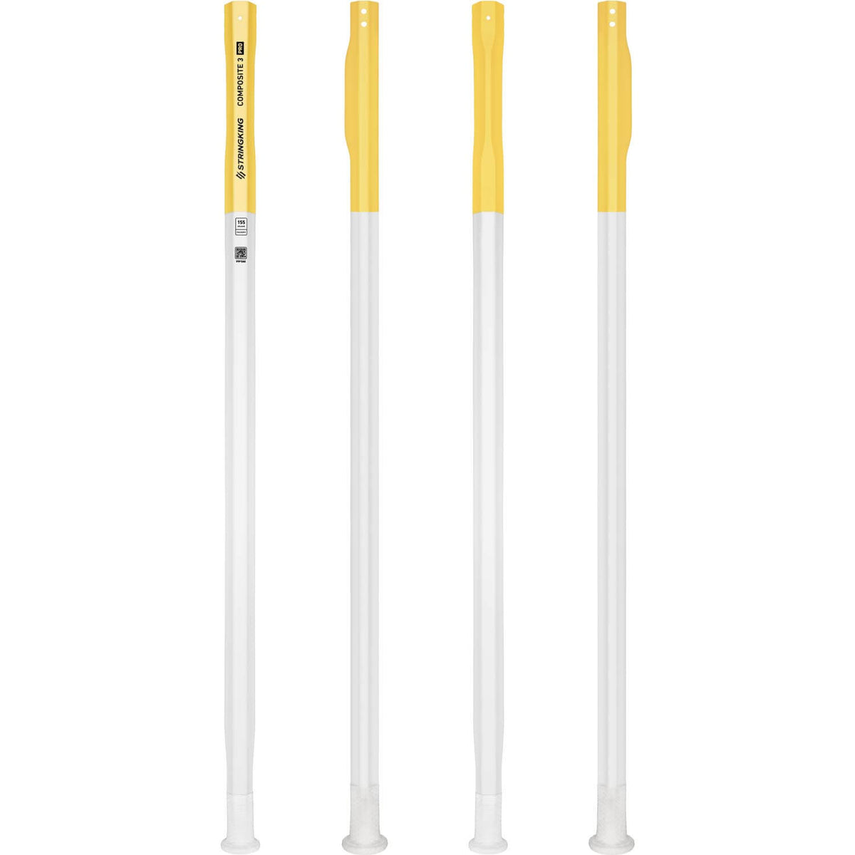 StringKing Composite 3 Pro Faceoff Lacrosse Shaft - white - 155 | Top String Lacrosse