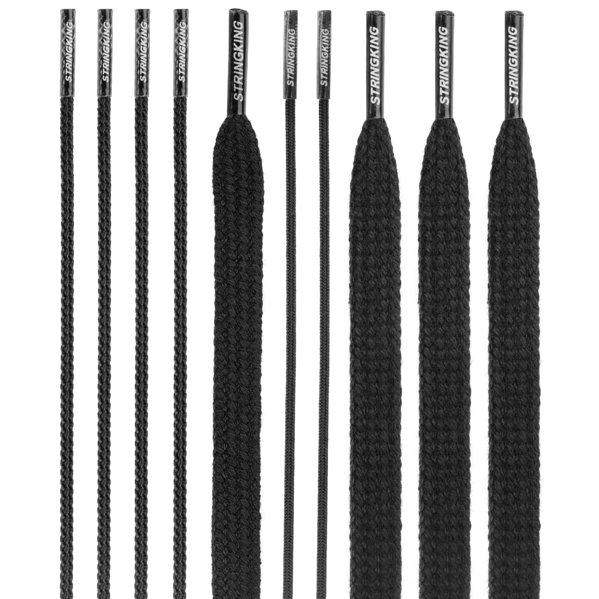 StringKing Lacrosse String Kit -Black - Top String Lacrosse