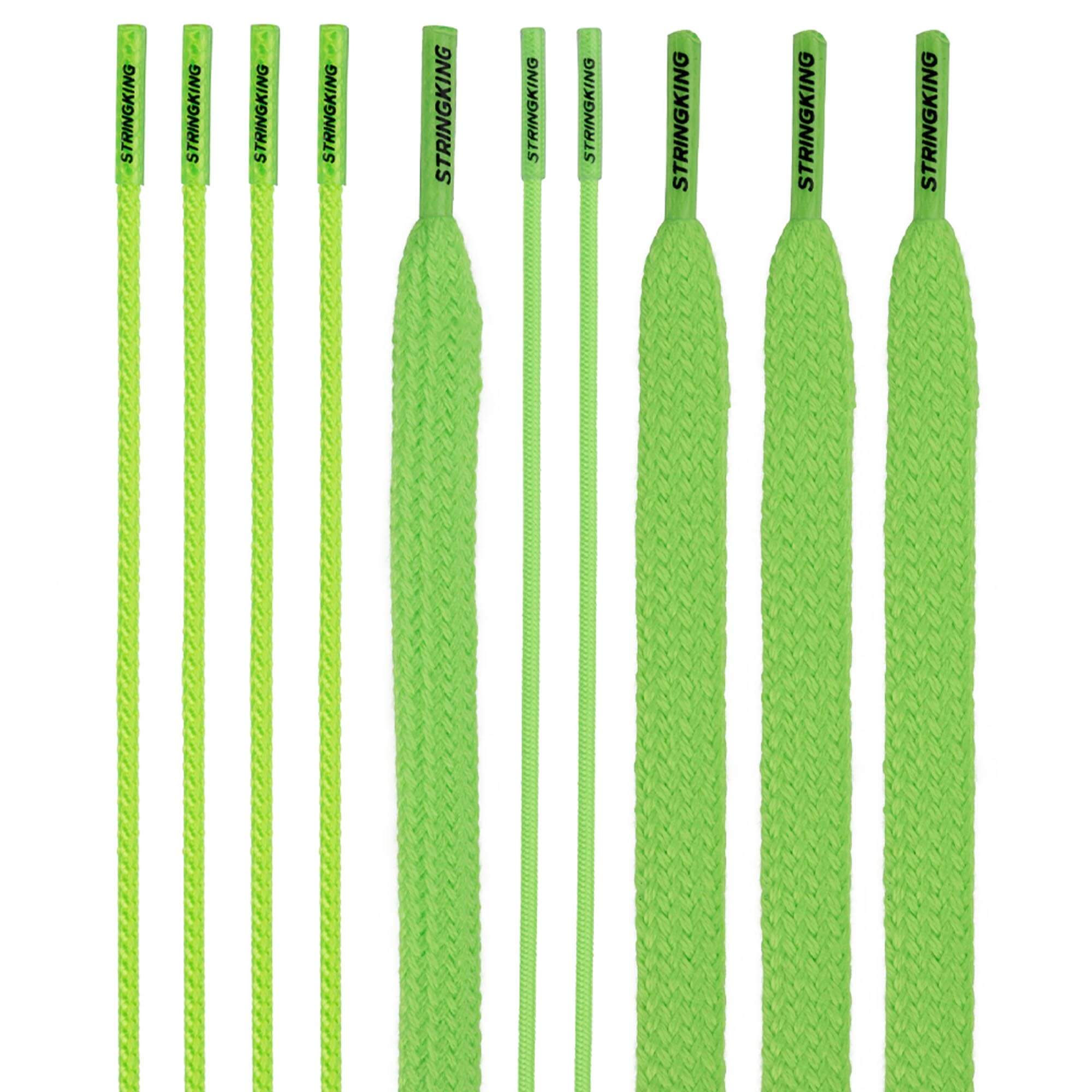 StringKing Lacrosse String Kit -Lime - Top String Lacrosse