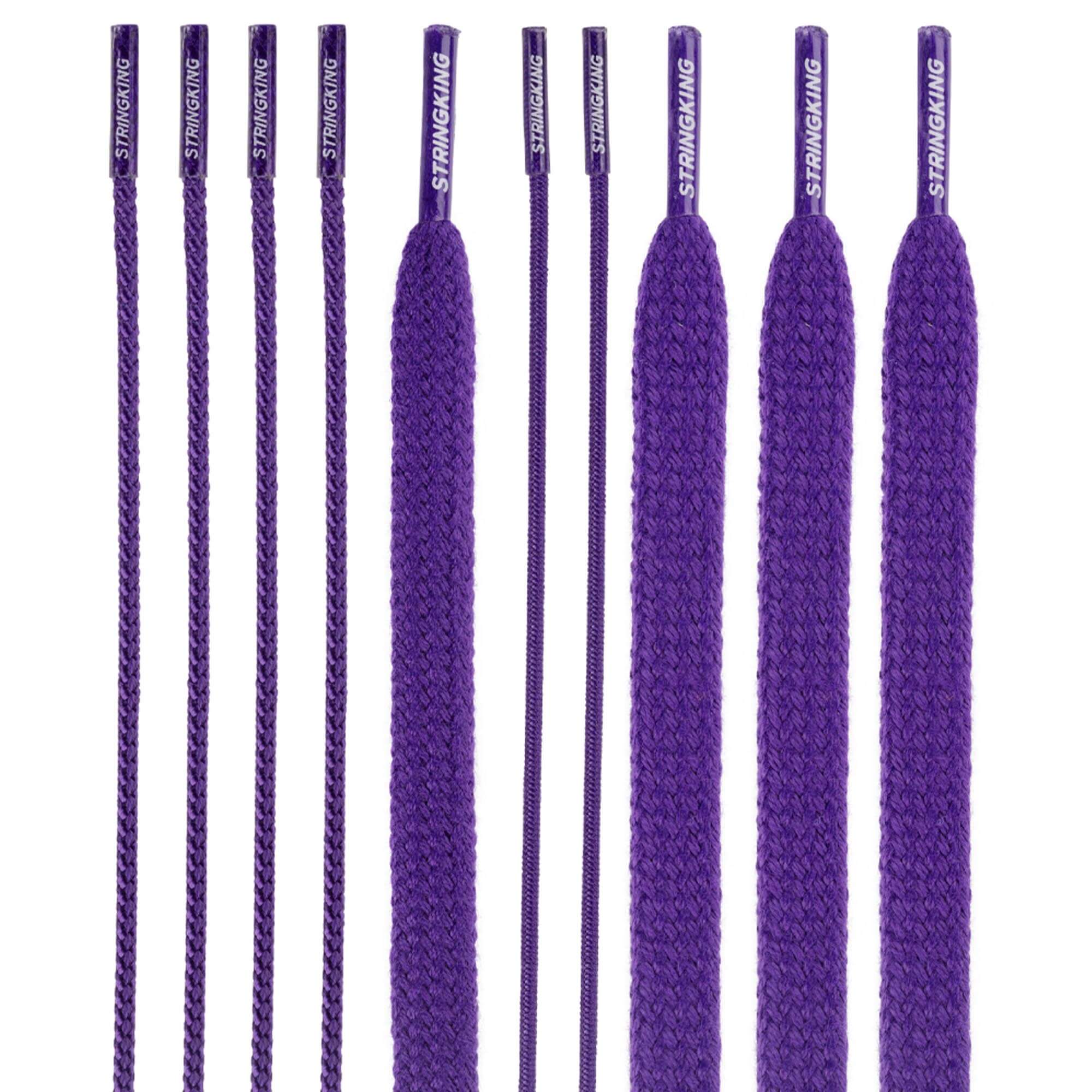 StringKing Lacrosse String Kit -Purple - Top String Lacrosse