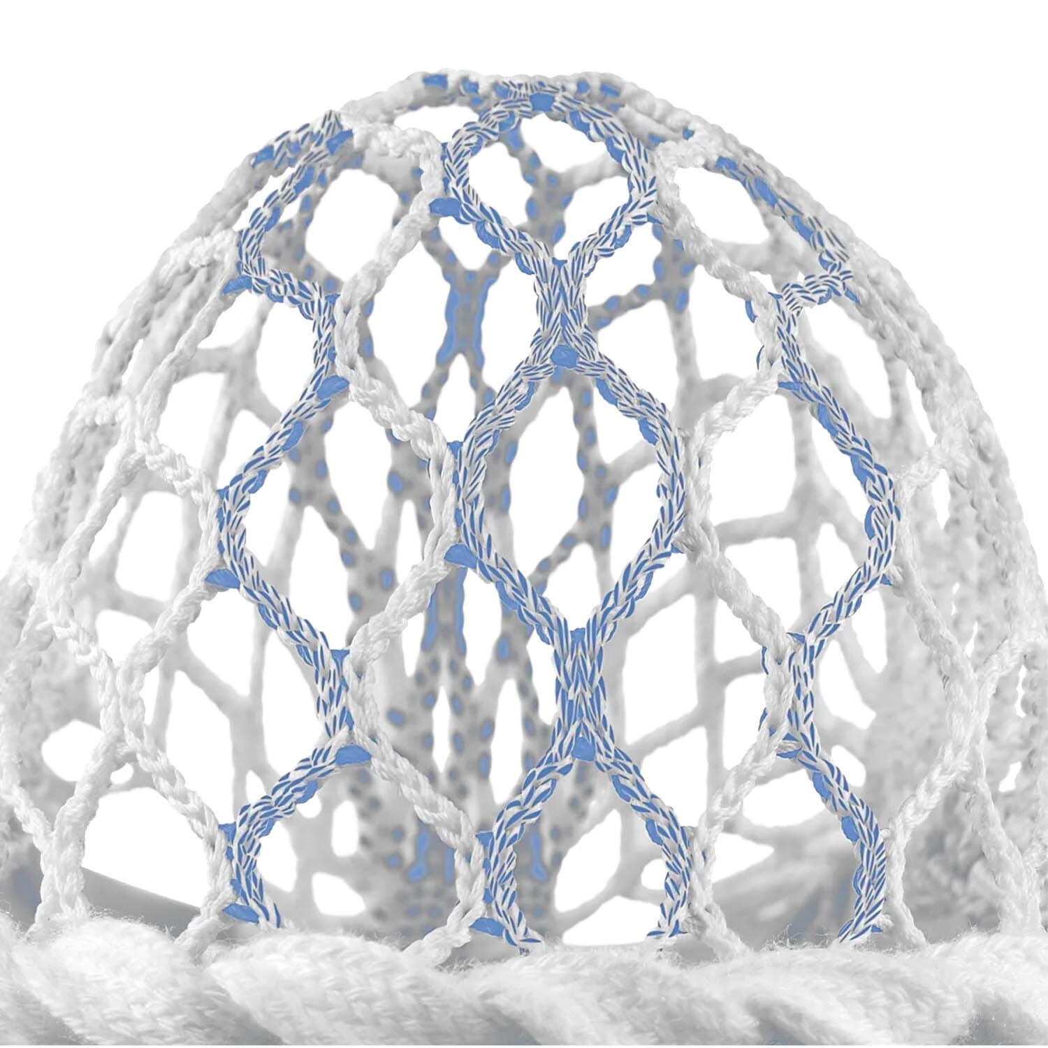 StringKing Type 5x Tracer Lacrosse Mesh - Carolina and white | Top String Lacrosse