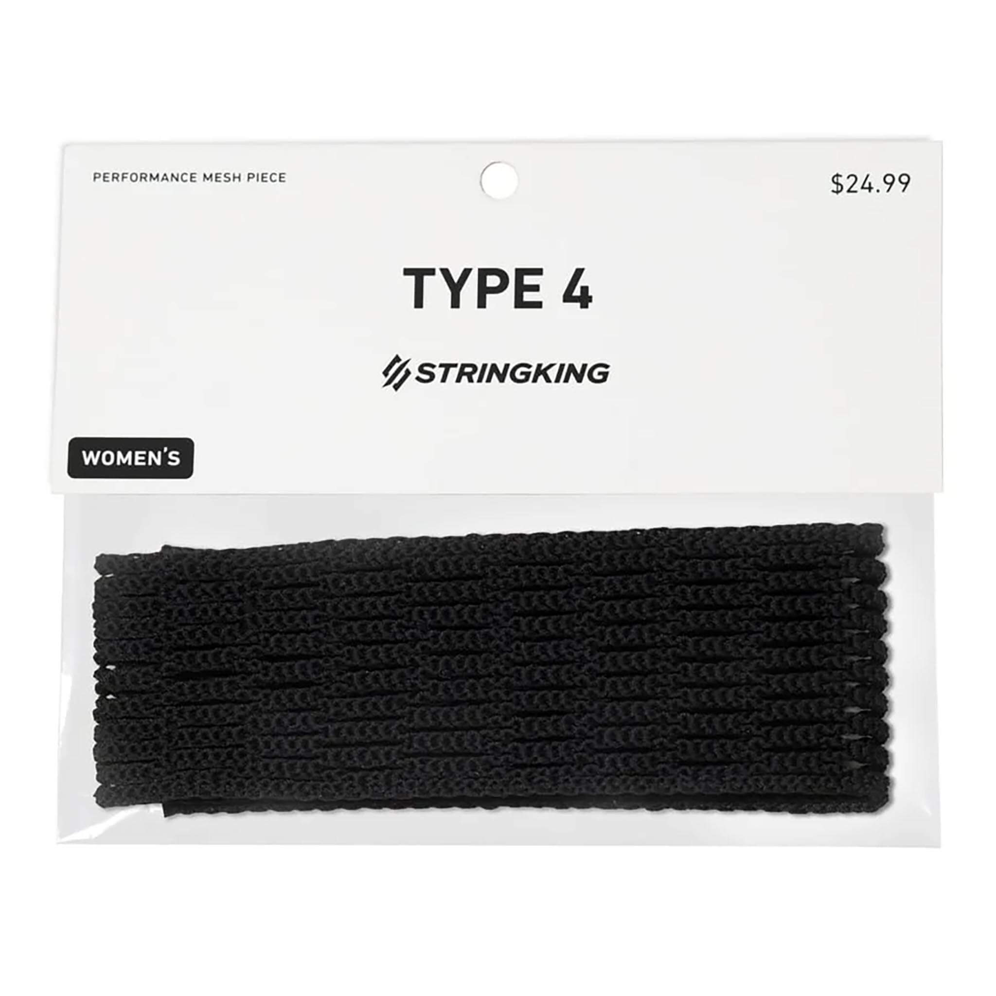 StringKing Performance Mesh Type 4 Women's Lacrosse Stringing Piece | Top String Lacrosse