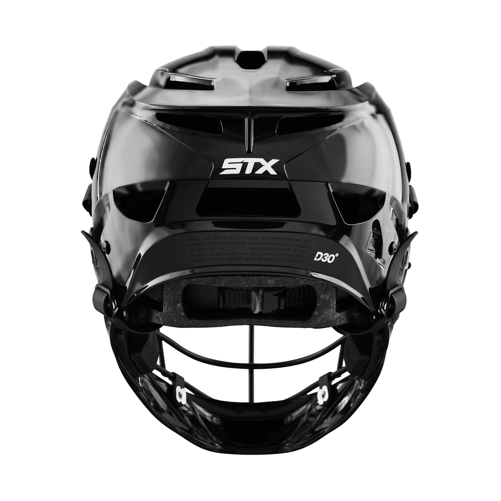 STX Aero Lacrosse Helmet - Black Shell - Black Mask | Top String Lacrosse