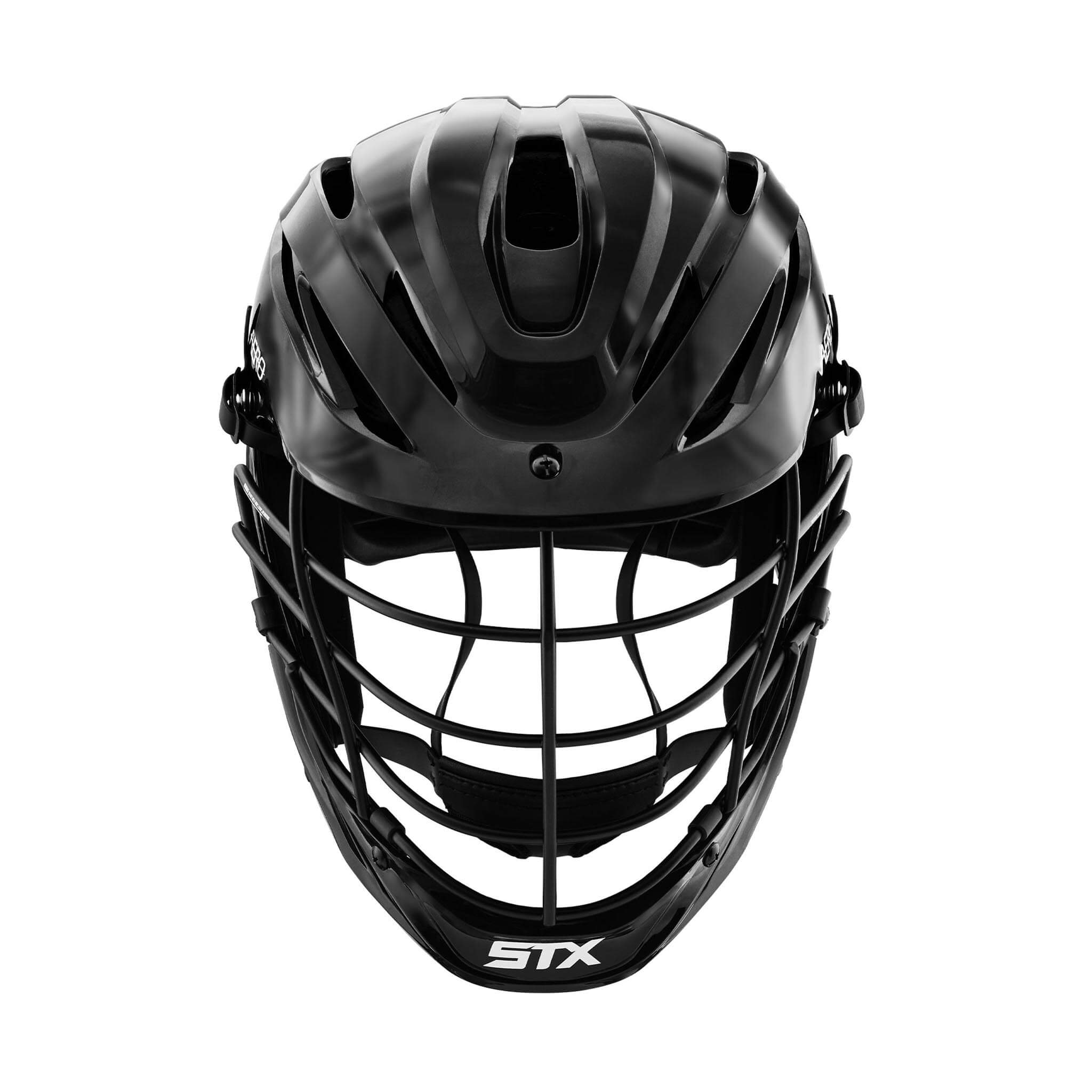 STX Aero Lacrosse Helmet - Black Shell - Black Mask | Top String Lacrosse