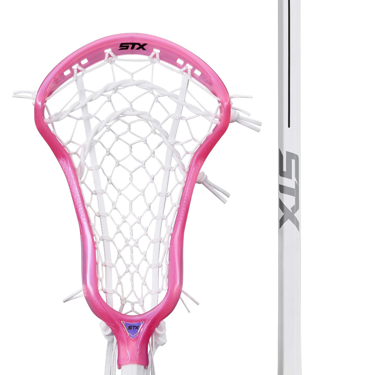 STX Aline LE Bubblegum Lock Pocket Composite Complete Women's Lacrosse Stick | Top String Lacrosse