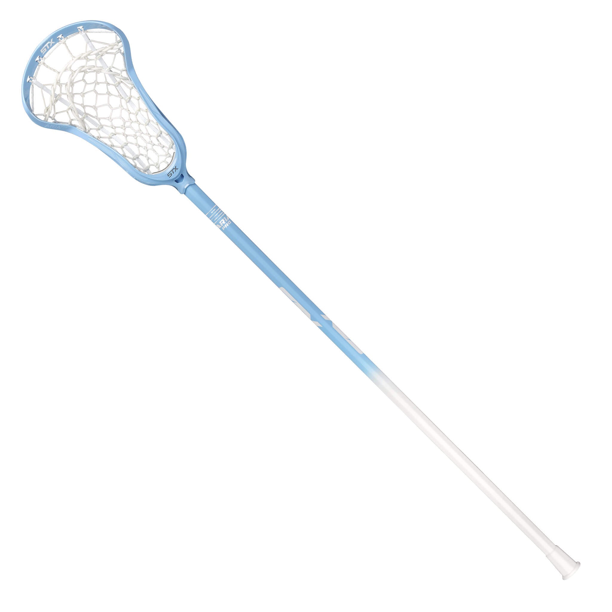 STX Aria Pro Lock Pocket - Carolina Blue - Composite Complete Women's Lacrosse Stick | Top String Lacrosse
