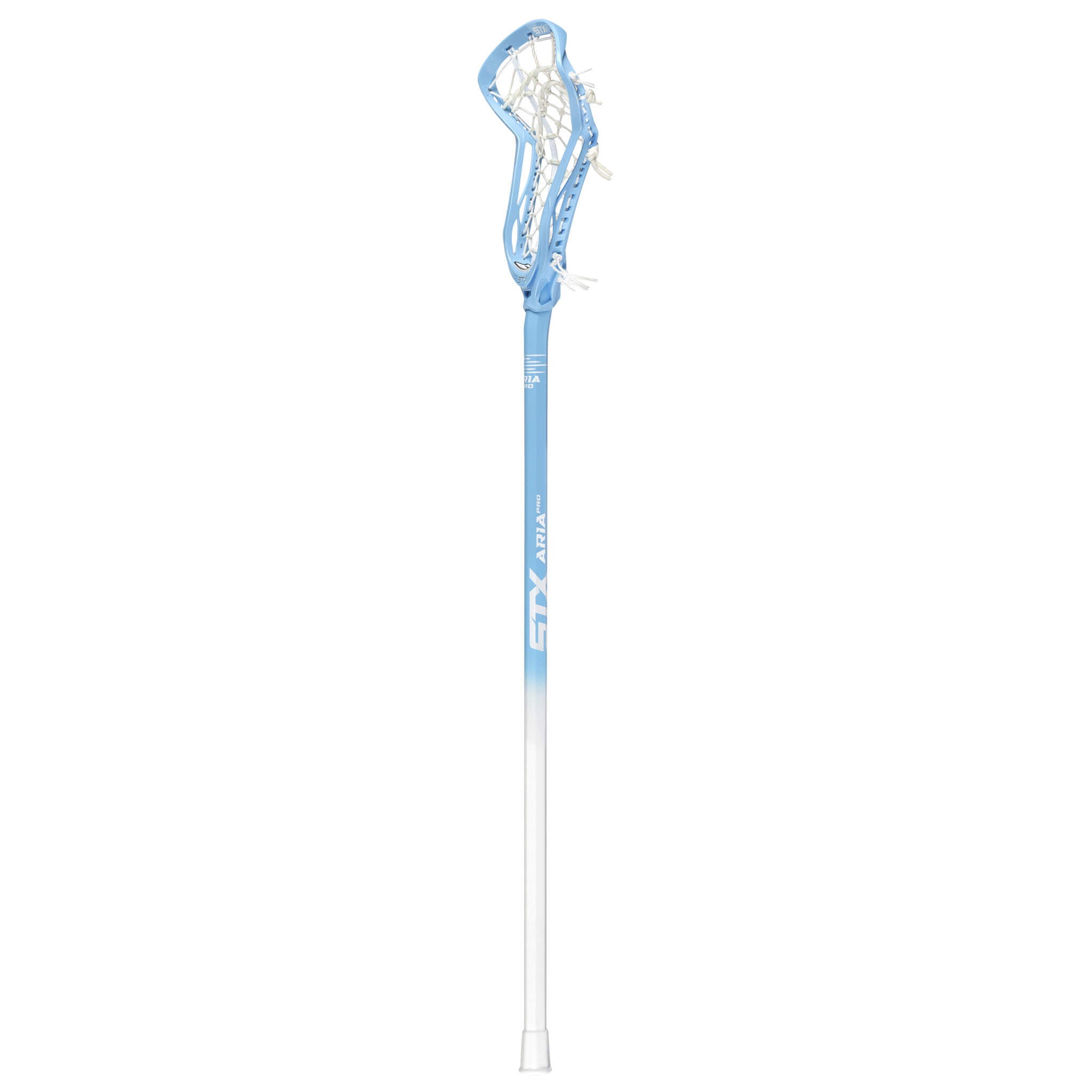 STX Aria Pro Lock Pocket - Carolina Blue - Composite Complete Women's Lacrosse Stick | Top String Lacrosse
