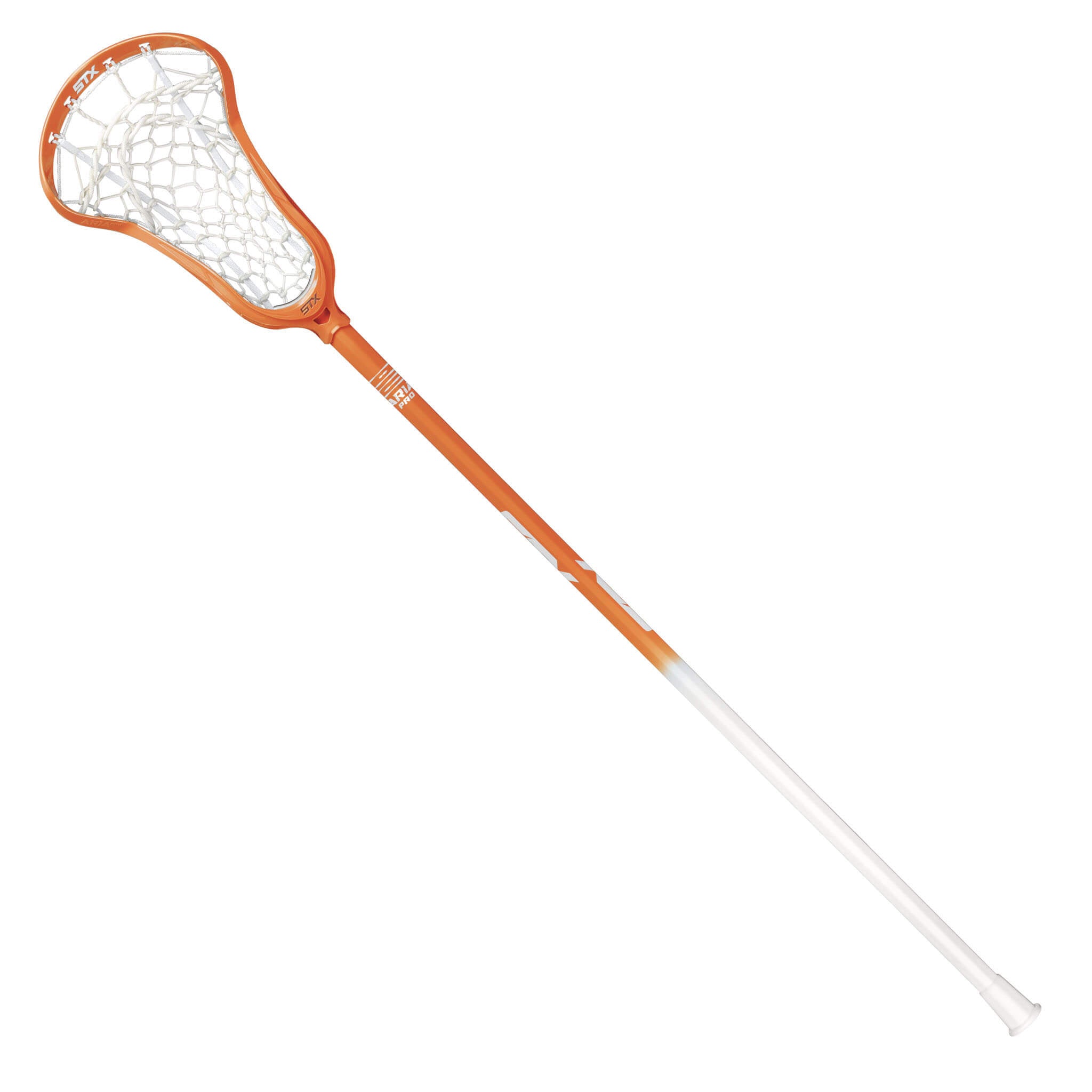 STX Aria Pro Lock Pocket - Orange - Composite Complete Women's Lacrosse Stick | Top String Lacrosse