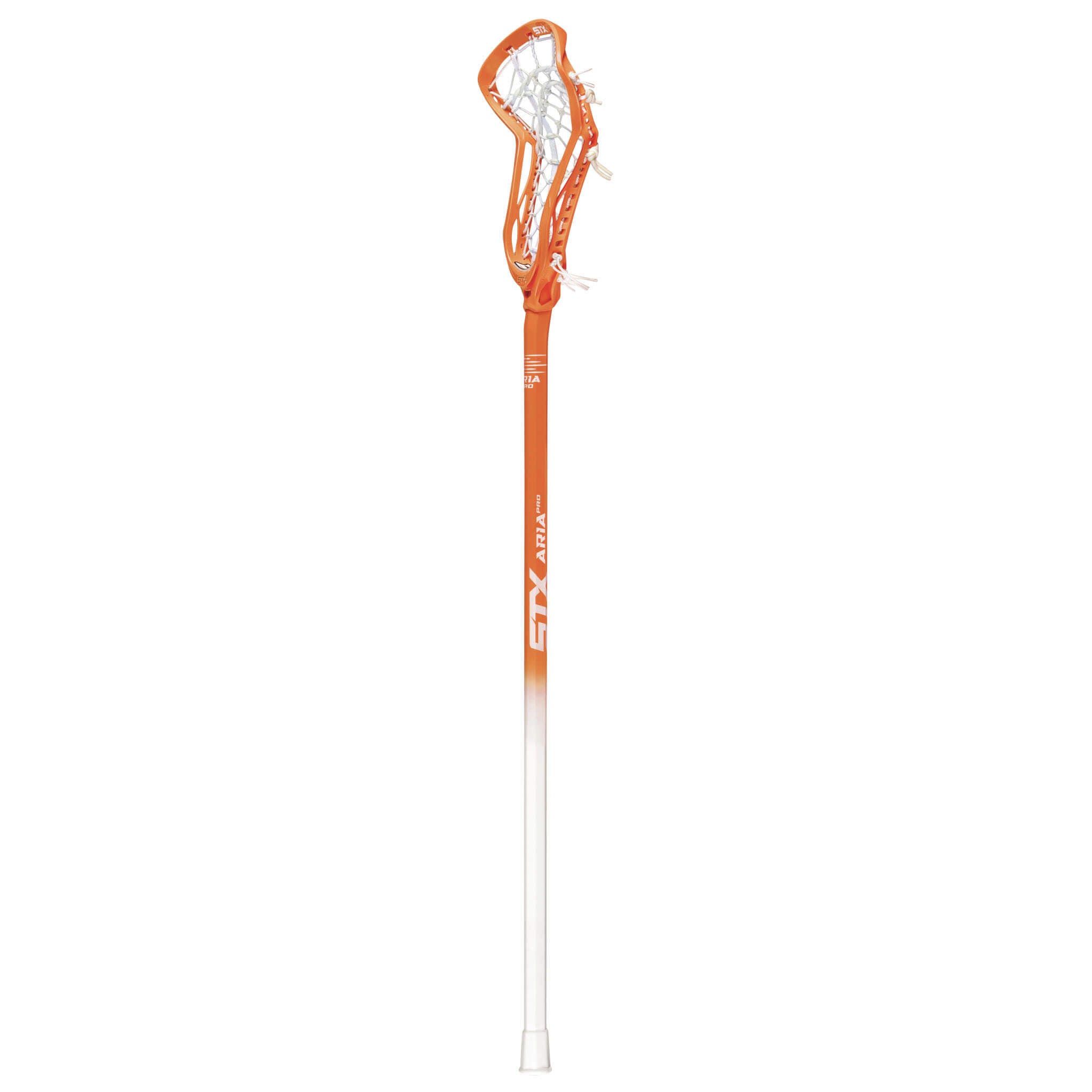 STX Aria Pro Lock Pocket - Orange - Composite Complete Women's Lacrosse Stick | Top String Lacrosse