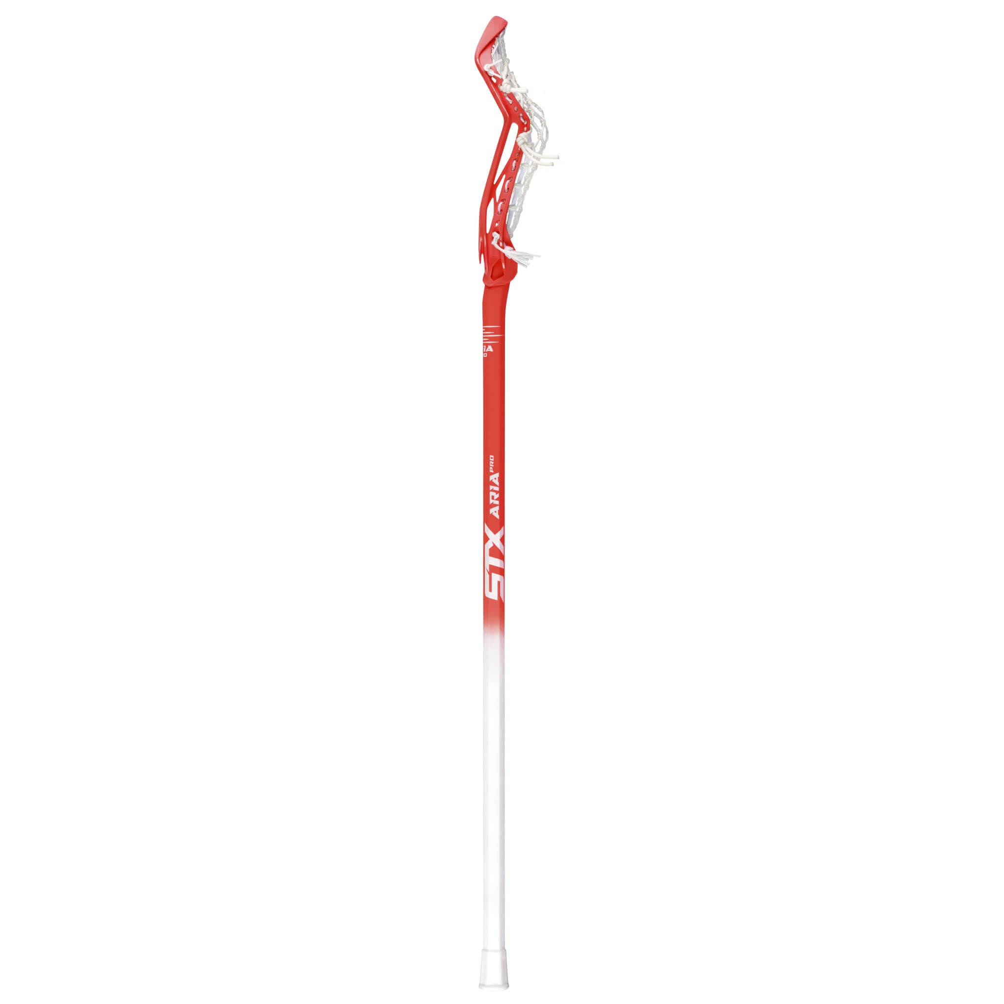 STX Aria Pro Lock Pocket - Red - Composite Complete Women's Lacrosse Stick | Top String Lacrosse