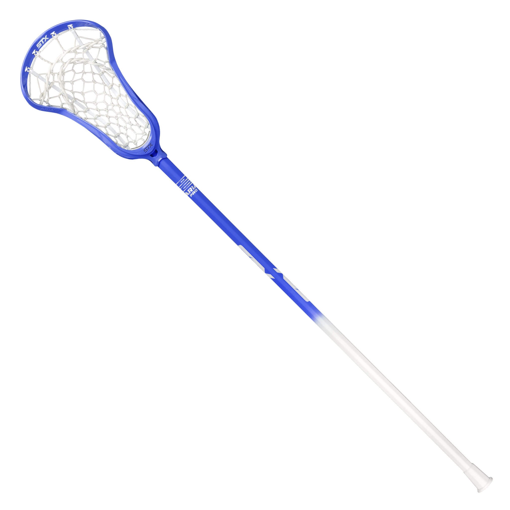 STX Aria Pro Lock Pocket - Royal Blue - Composite Complete Women's Lacrosse Stick | Top String Lacrosse