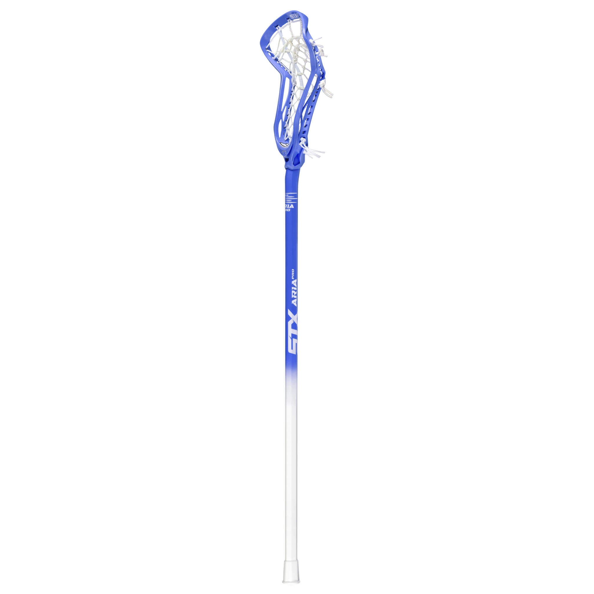 STX Aria Pro Lock Pocket - Royal Blue - Composite Complete Women's Lacrosse Stick | Top String Lacrosse