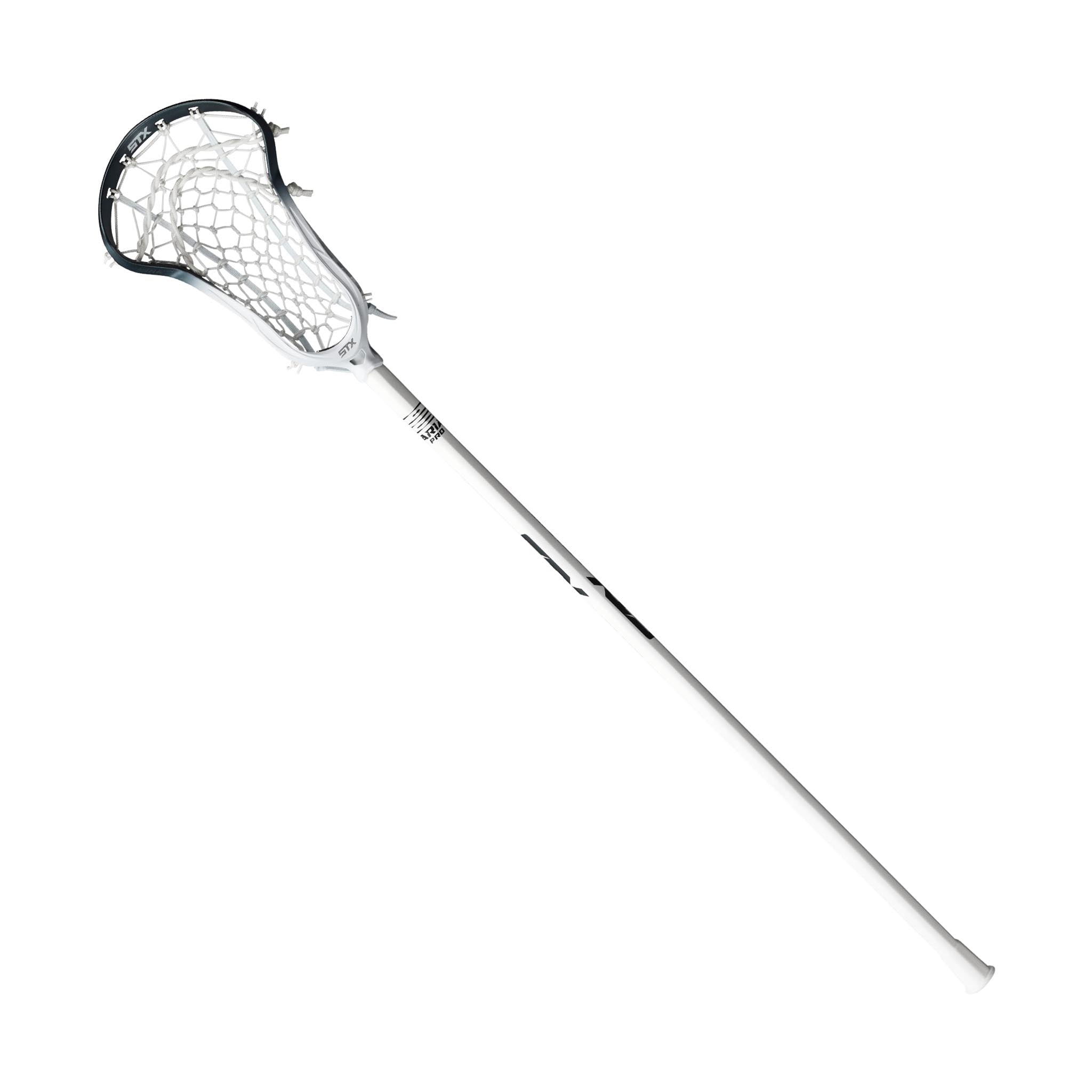 STX Aria Pro LE Blue Steel Complete Women's Lacrosse Stick | Top String Lacrosse