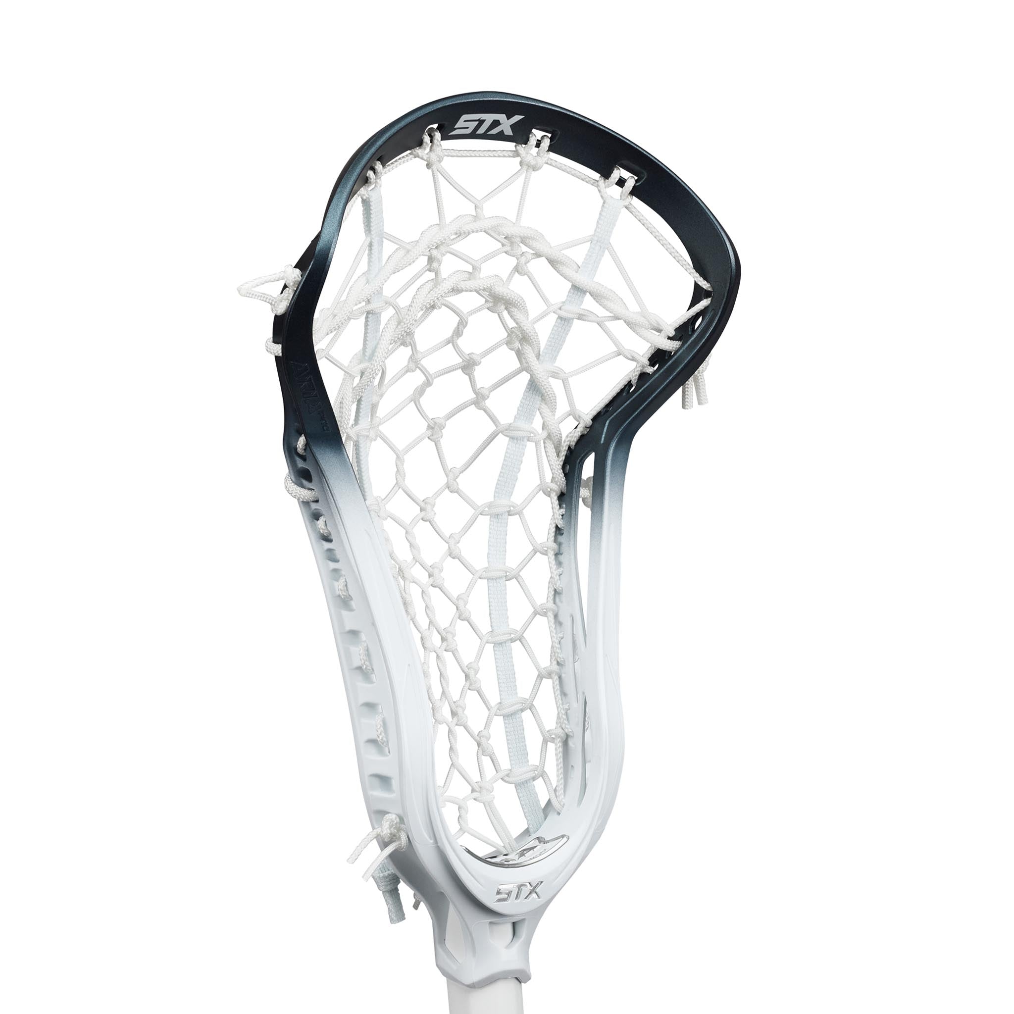STX Aria Pro LE Blue Steel Complete Women's Lacrosse Stick | Top String Lacrosse