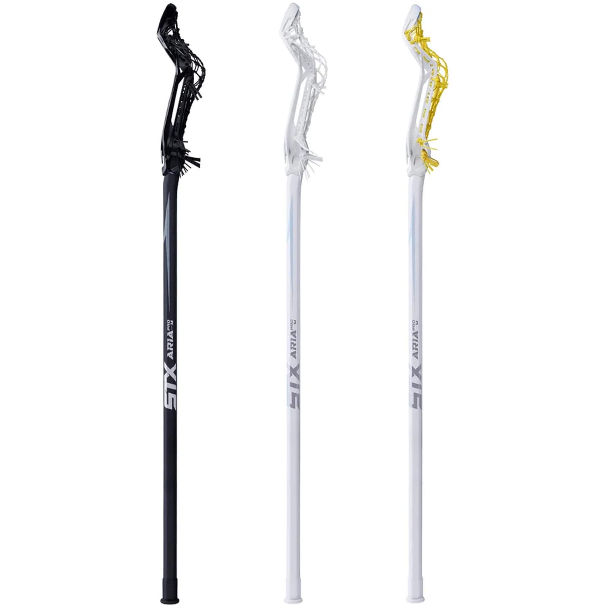 STX Aria Pro-M Lock Pocket 10 Degree Composite Complete Women's Lacrosse Stick | Top String Lacrosse